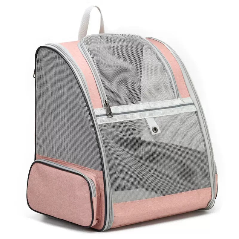 Pet Backpack with Mesh Panel