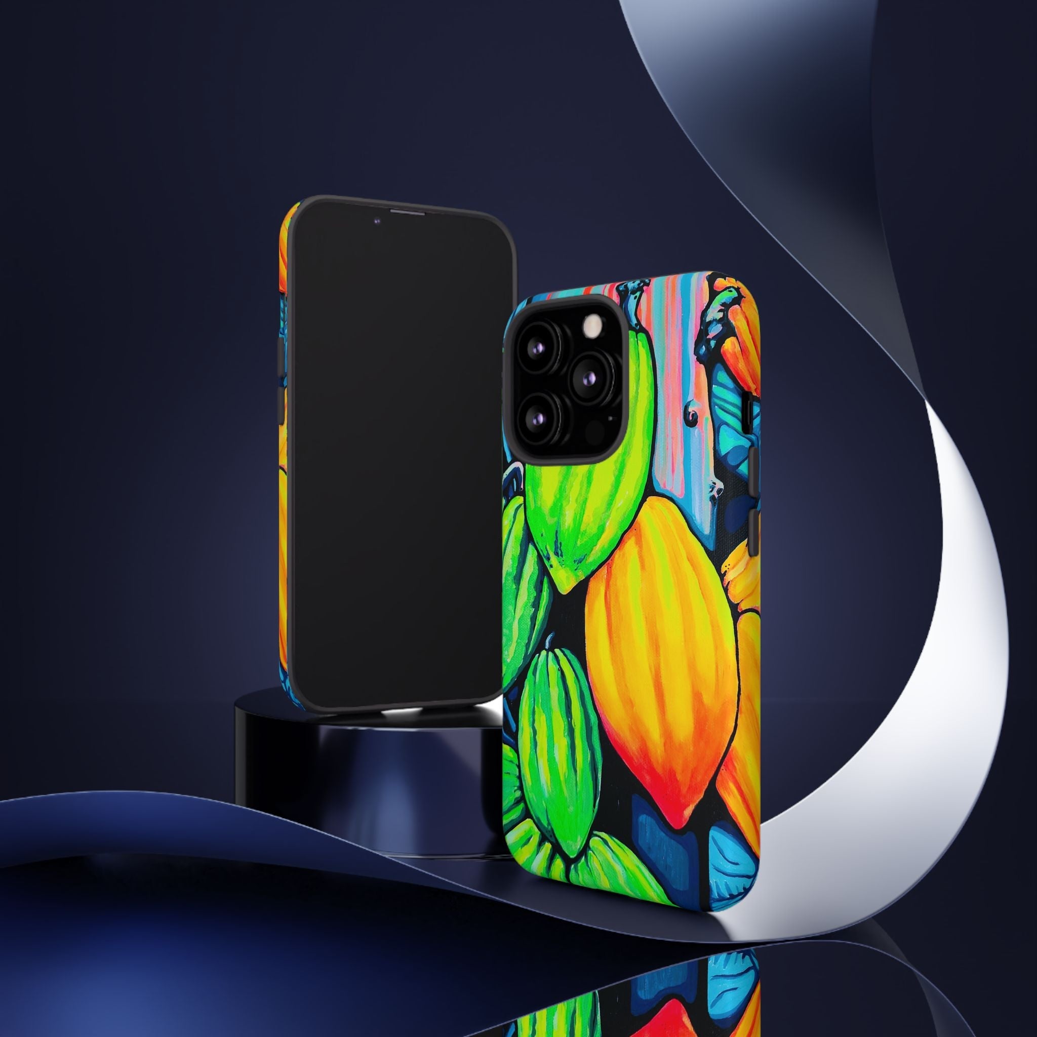 Neon Cacao Tough Phone Case