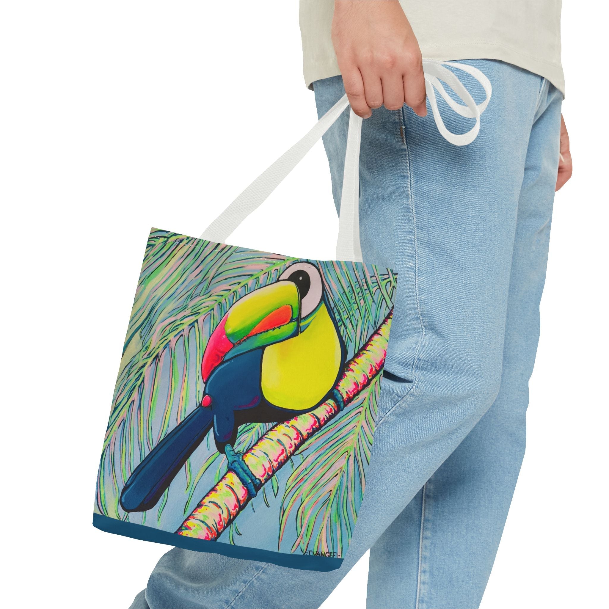 Premium Cyclops Toucan Tote Bag, Original Artist Design, Reusable Shopping Tote,  Eco-Friendly