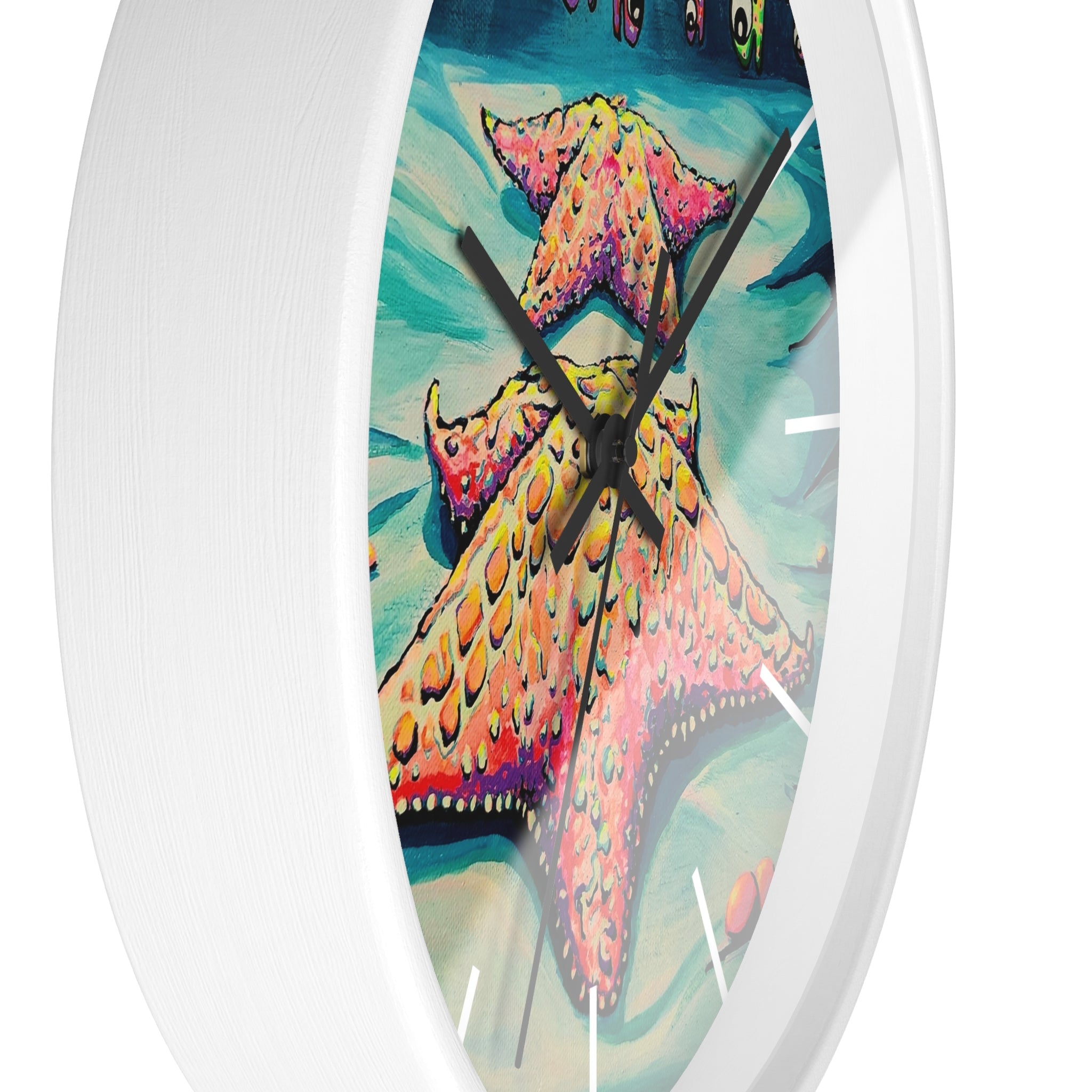 Cyclops Starfish Pop Art Wall Clock