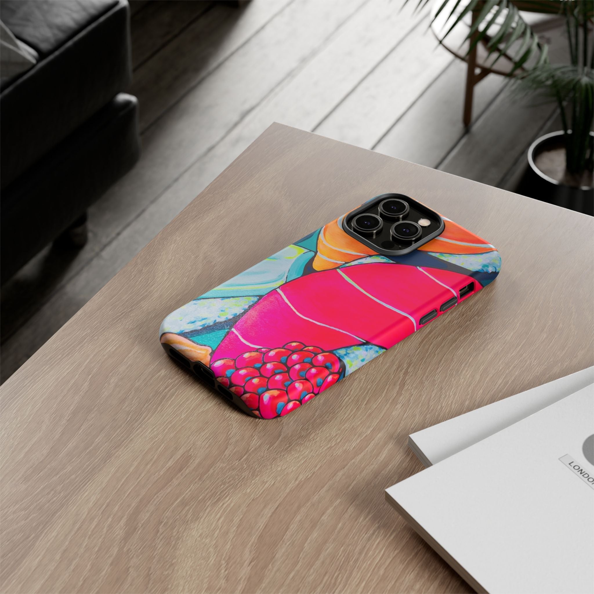 Neon Sushi Tough Phone Case