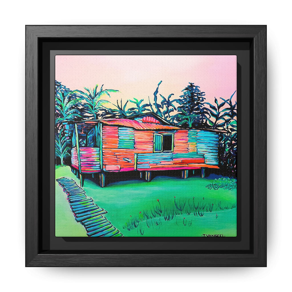 Framed Luis Russell House Bocas Canvas Print
