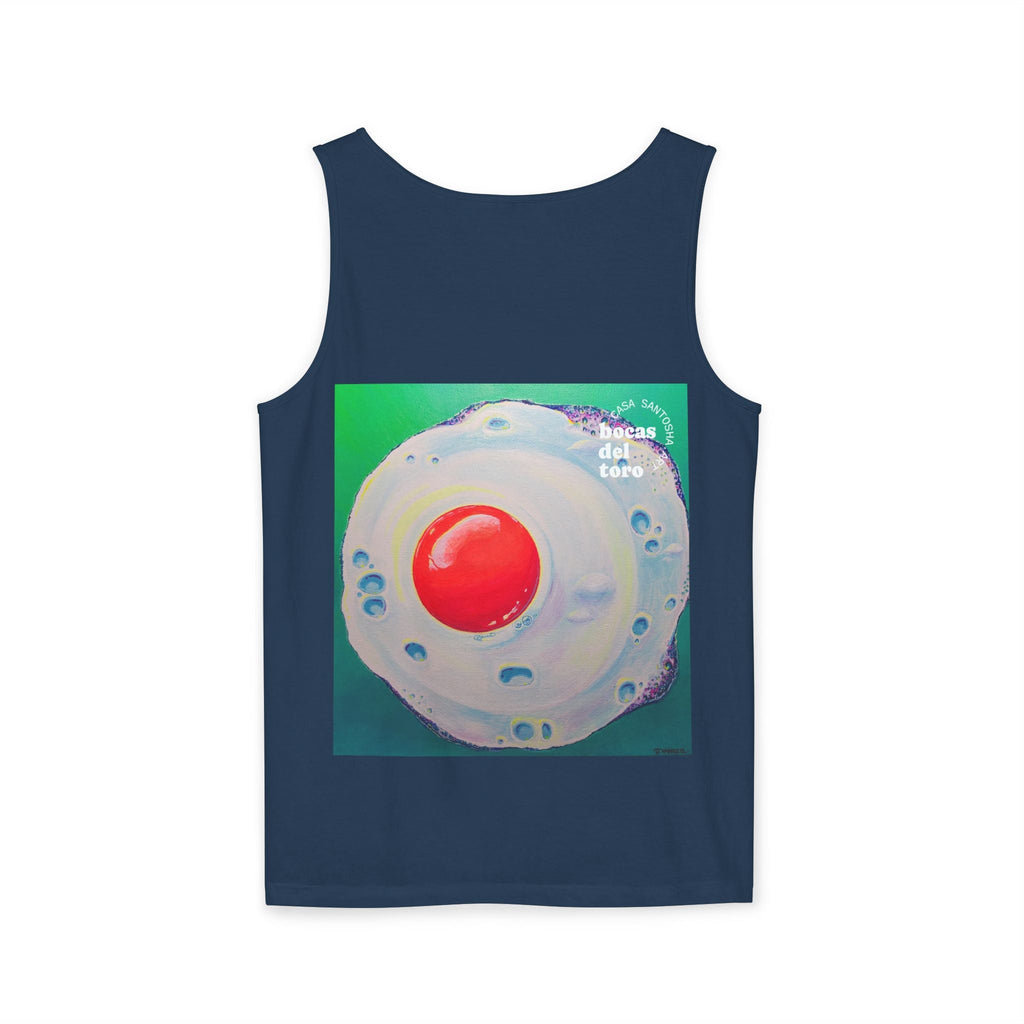 Unisex Neon Fried Egg Tank Top - Perfect for Summer Vibes