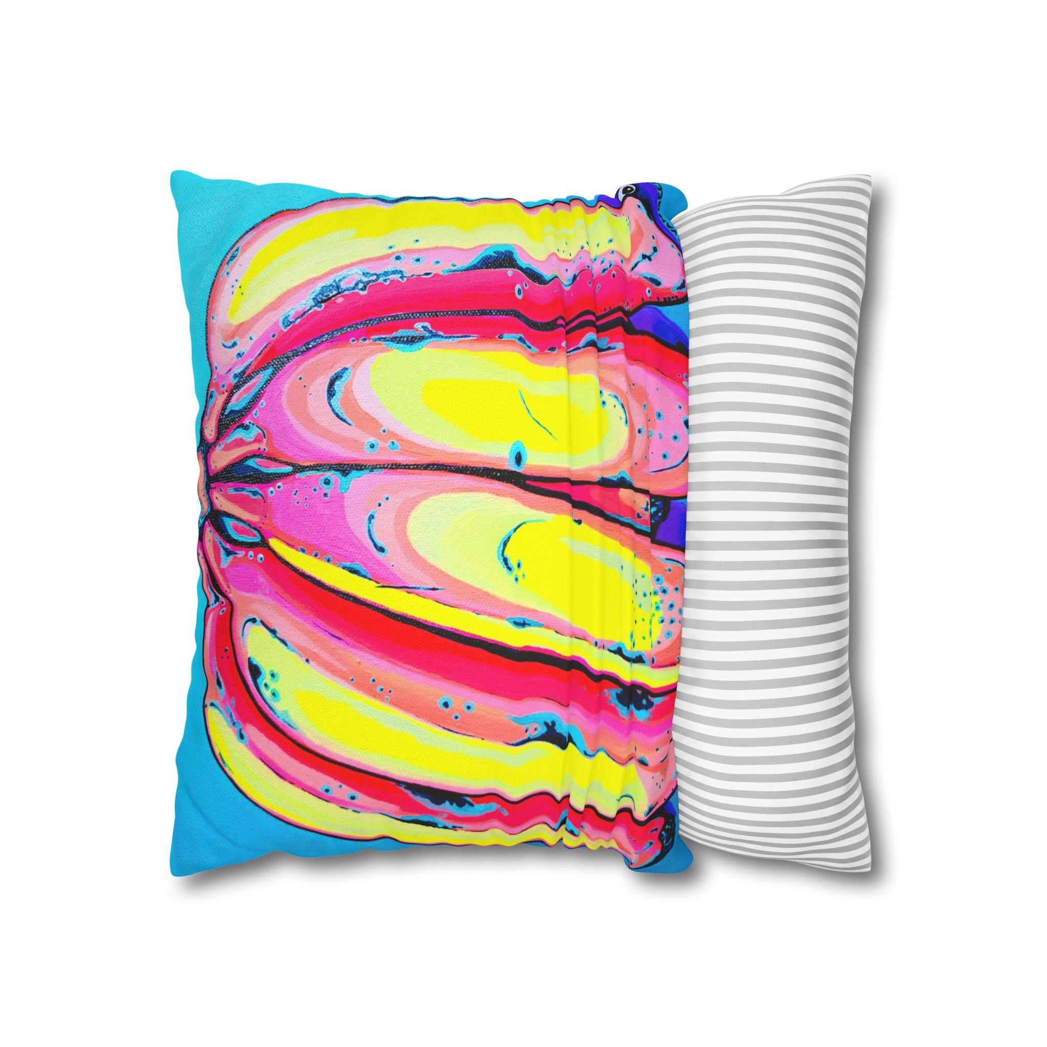 Neon Fat Bananas Pillowcase, Cover Only