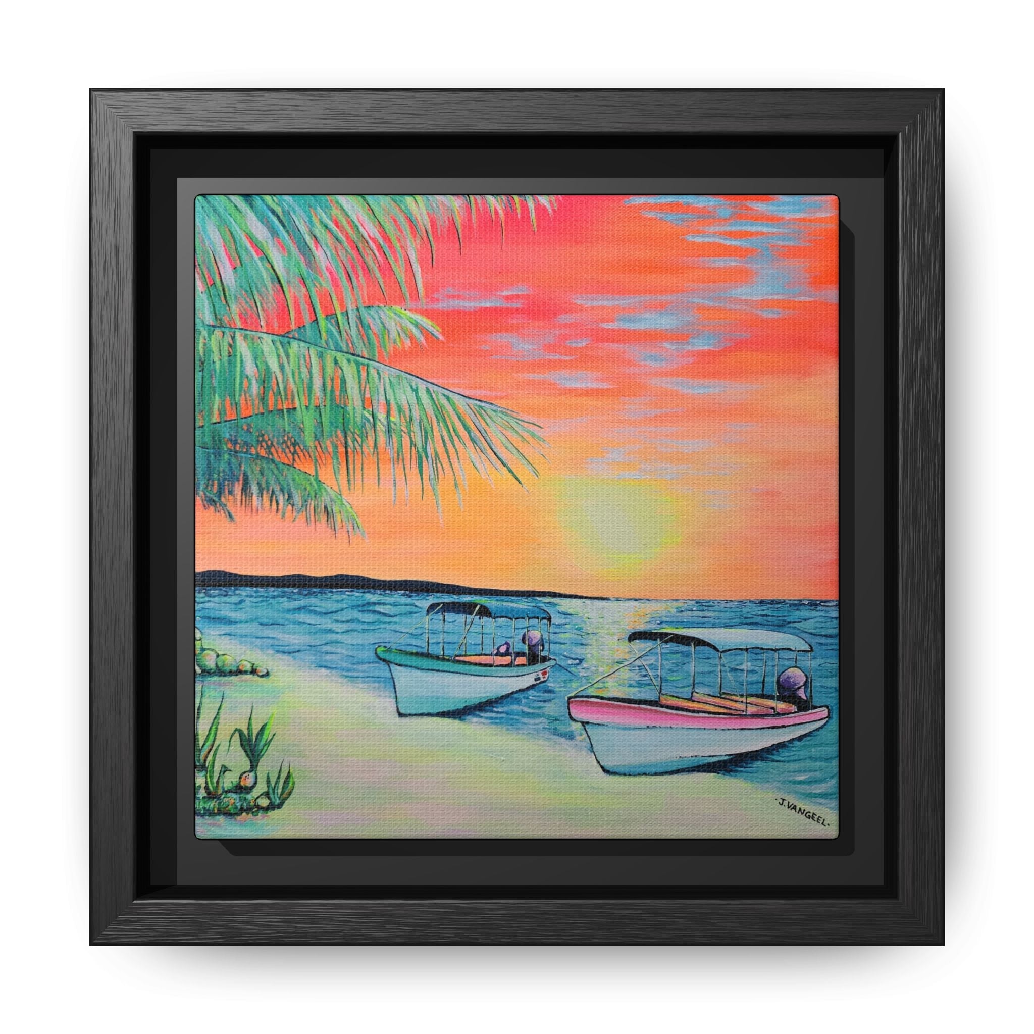 Framed Panga Express Canvas Print