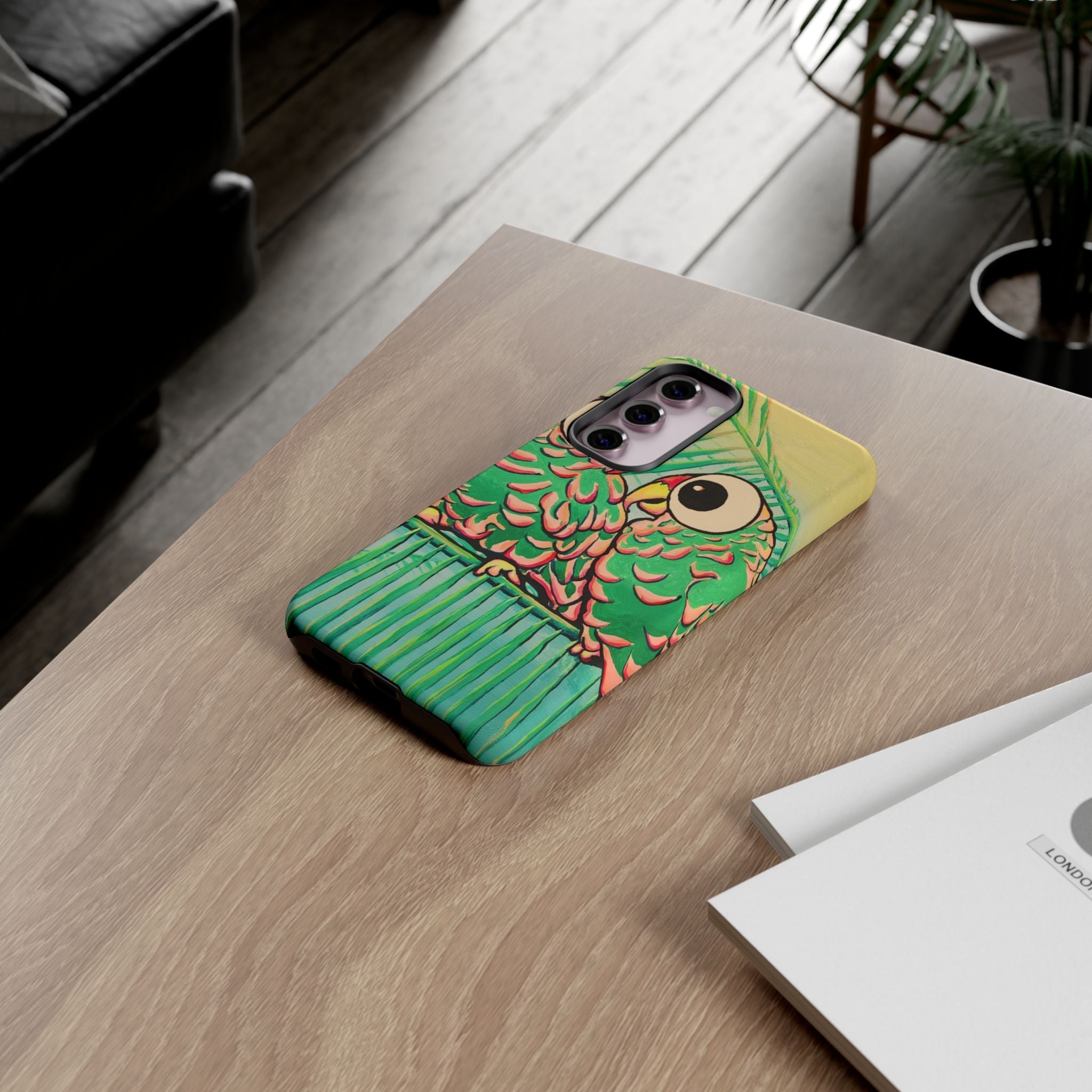 Chatty Cyclops Parrots Tough Phone Case