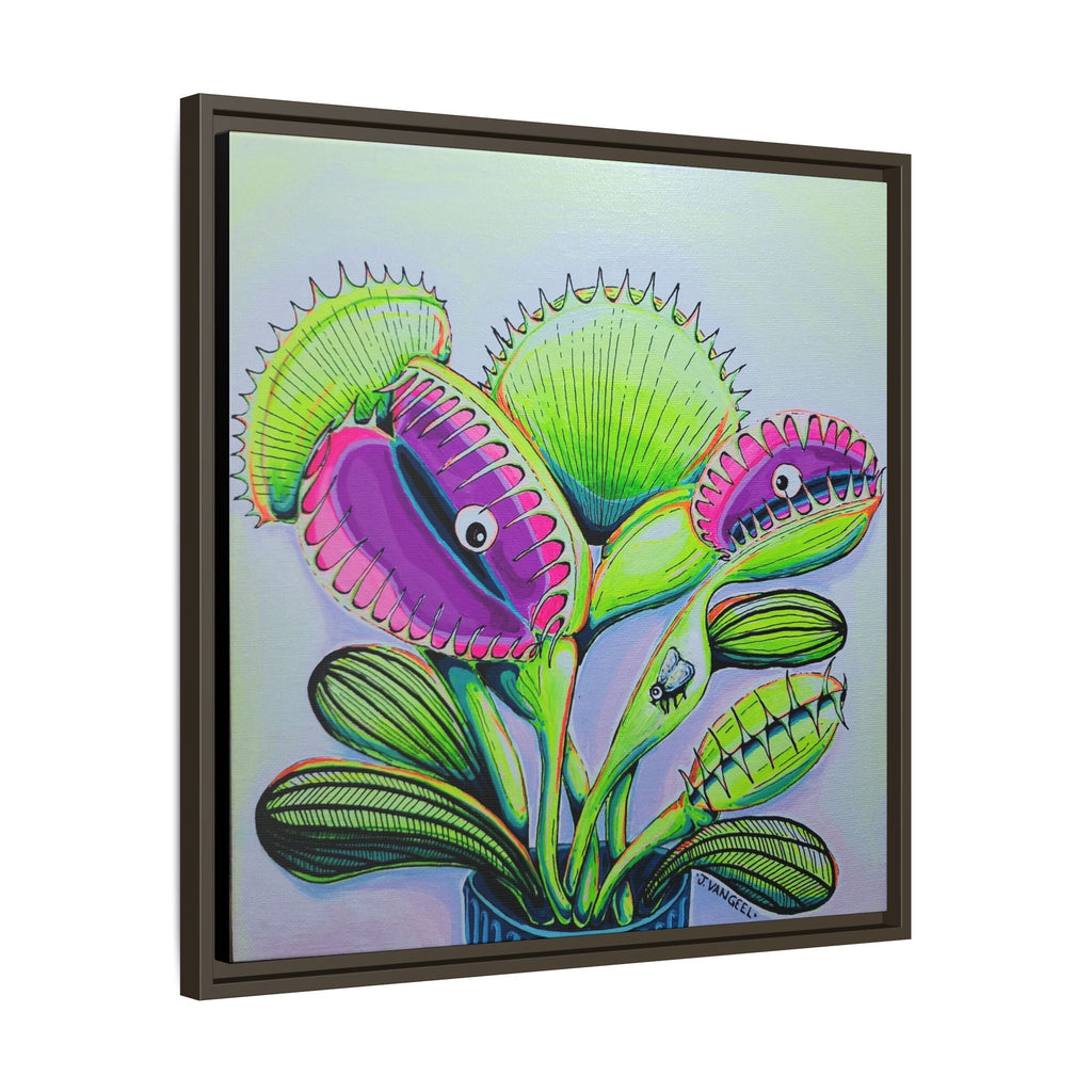 Framed Cyclops Venus Fly Trap Canvas Print