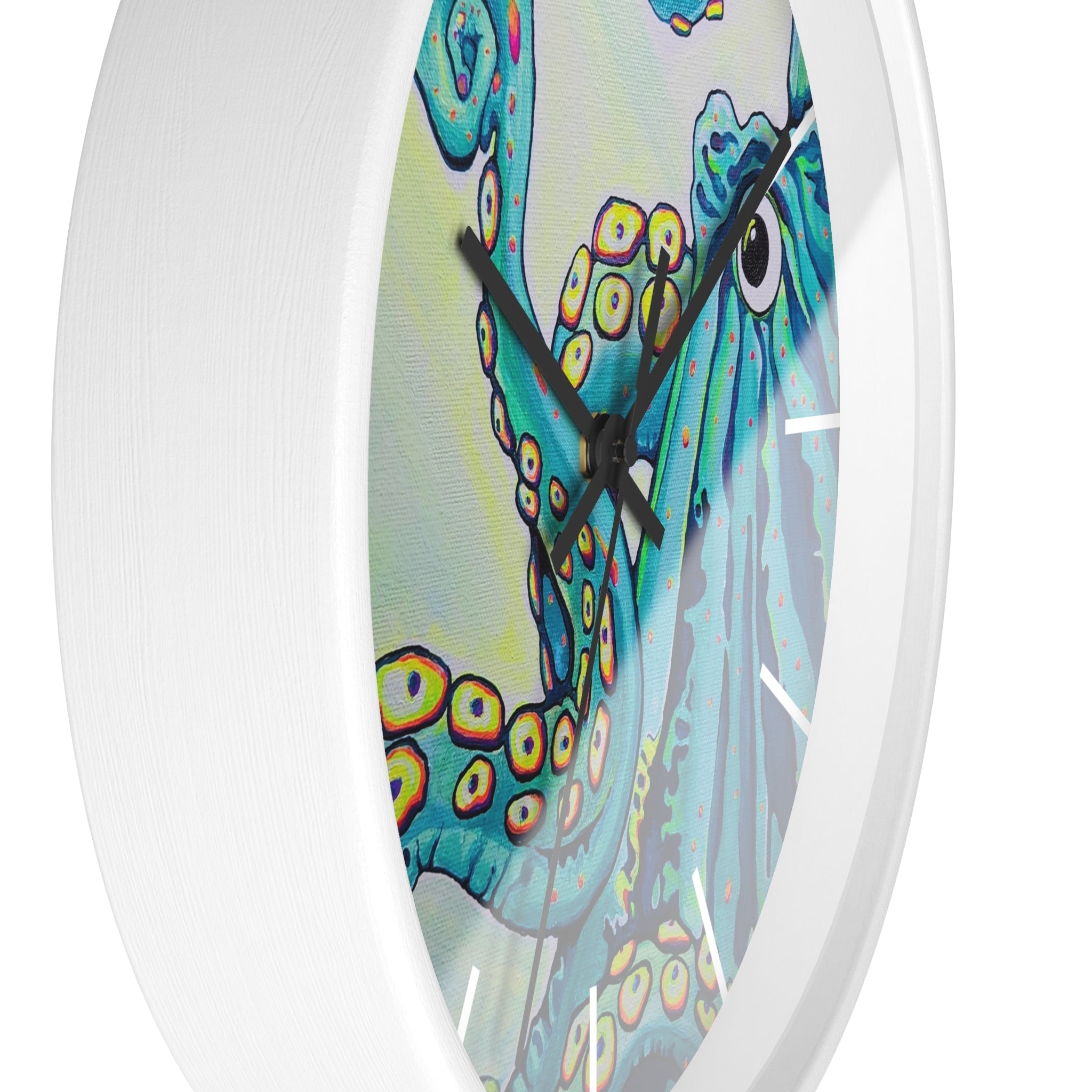 Cyclops Octopus Pop Art Wall Clock