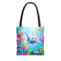 Premium Cyclops Shark Tote Bag, Original Artist Design, Reusable Shopping Tote,  Eco-Friendly
