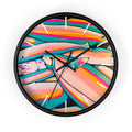 Neon Fish Pop Art Wall Clock