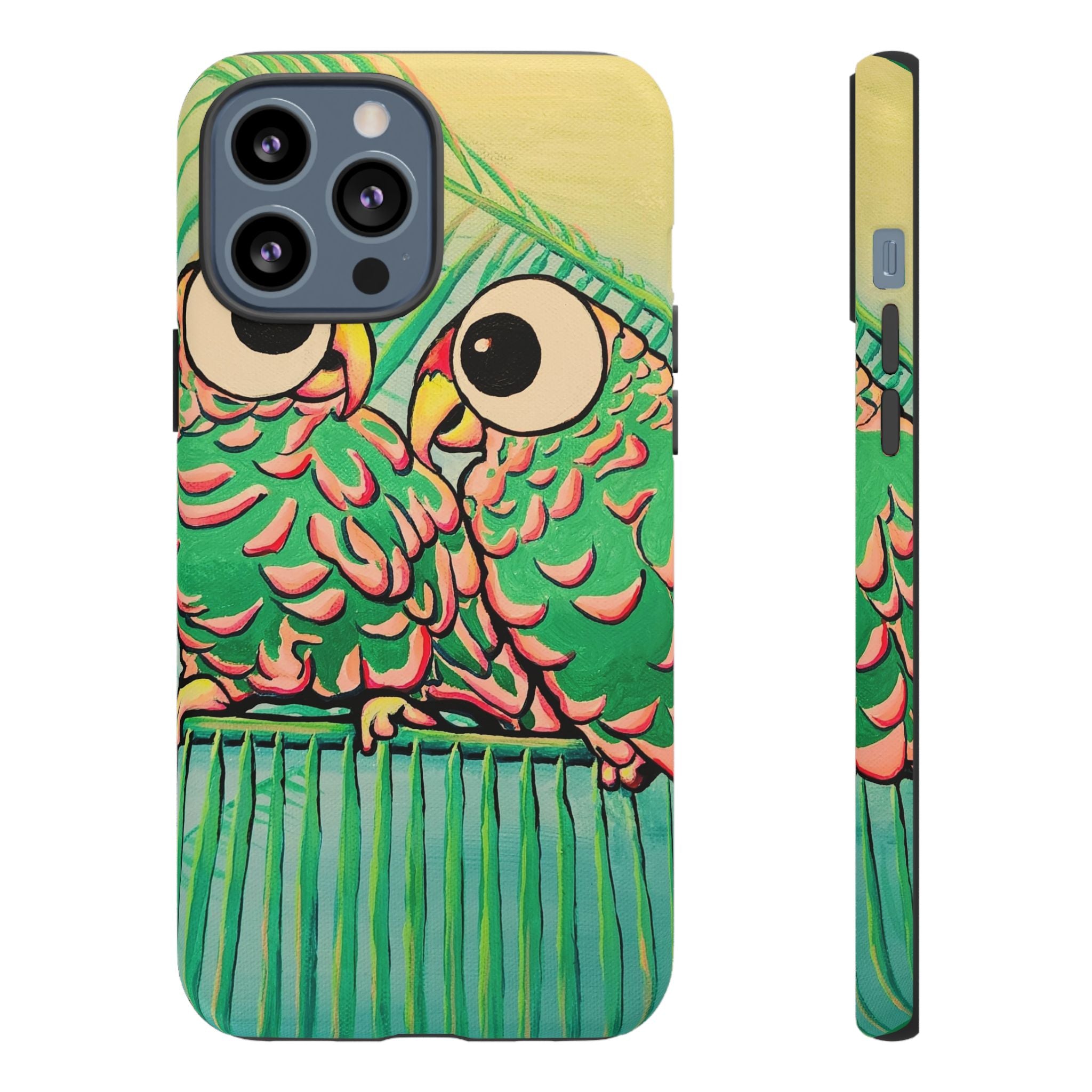Chatty Cyclops Parrots Tough Phone Case