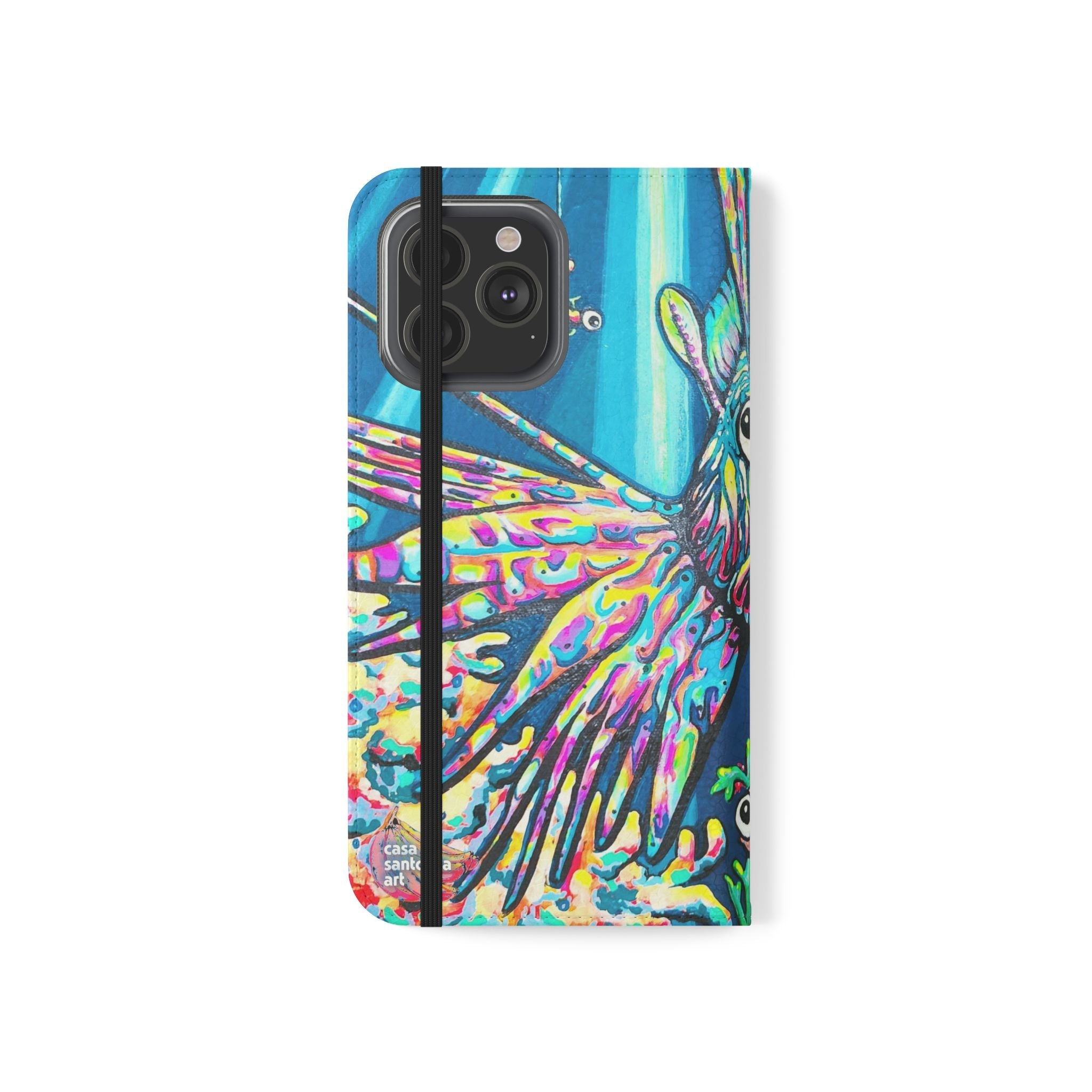 Cyclops Lionfish Flip Phone Case – Wallet Cover with Card Slots