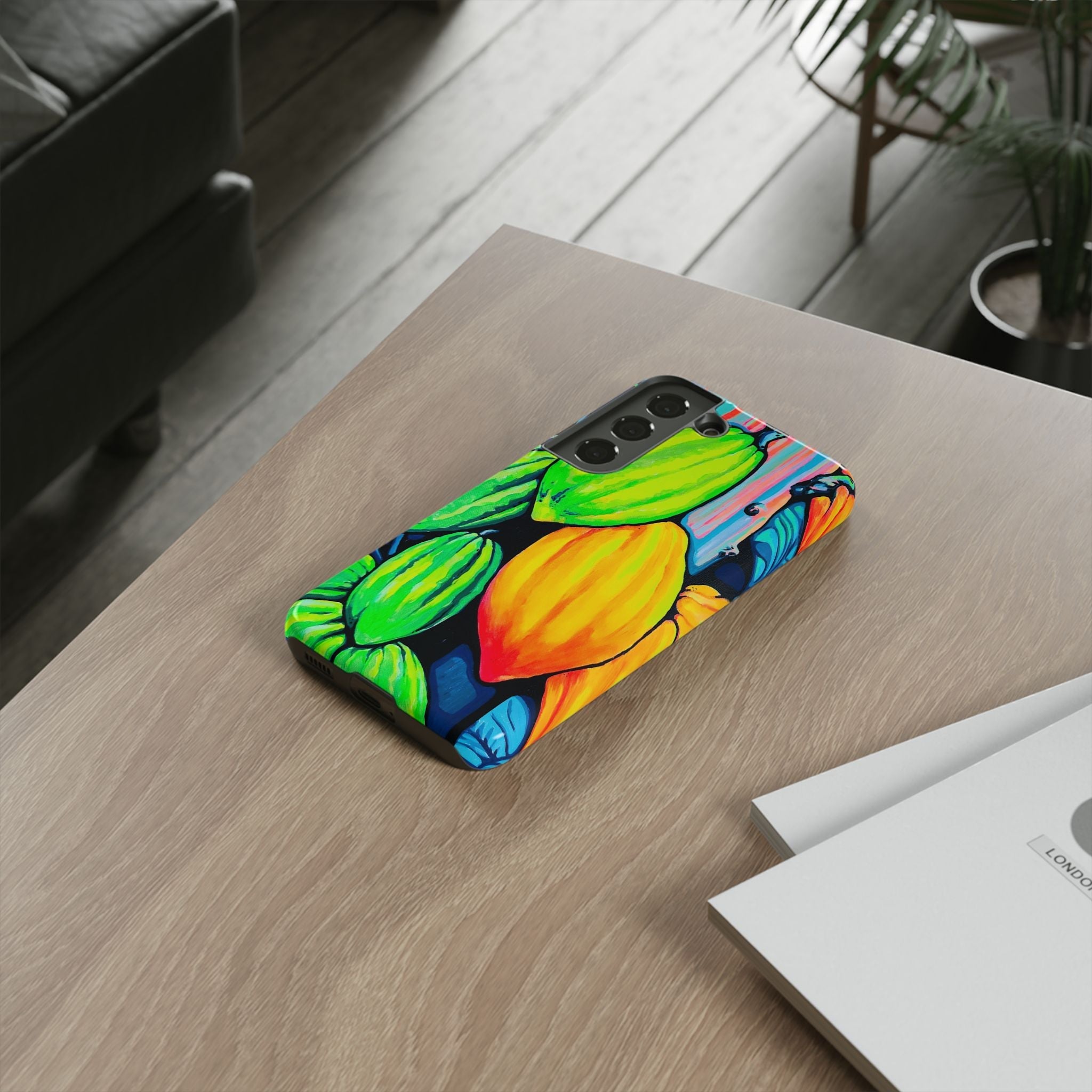 Neon Cacao Tough Phone Case