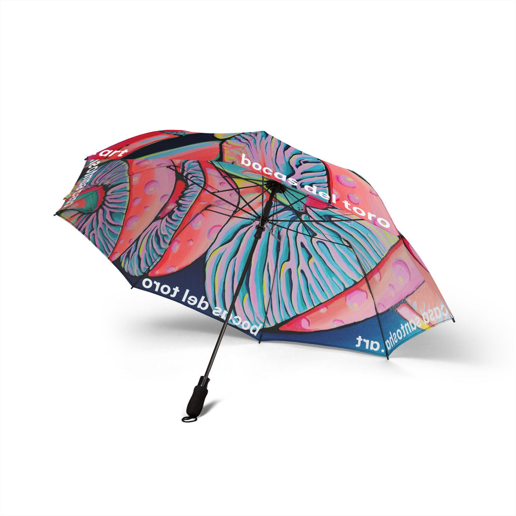 Trippy Mushrooms Umbrella - Foldable & Stylish Rain Gear
