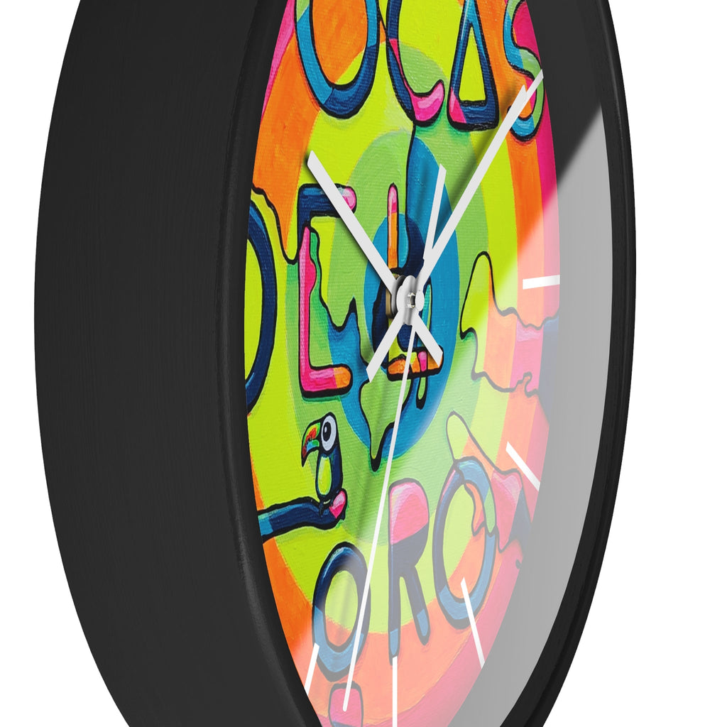 Bocas Del Toro Islands Pop Art Wall Clock