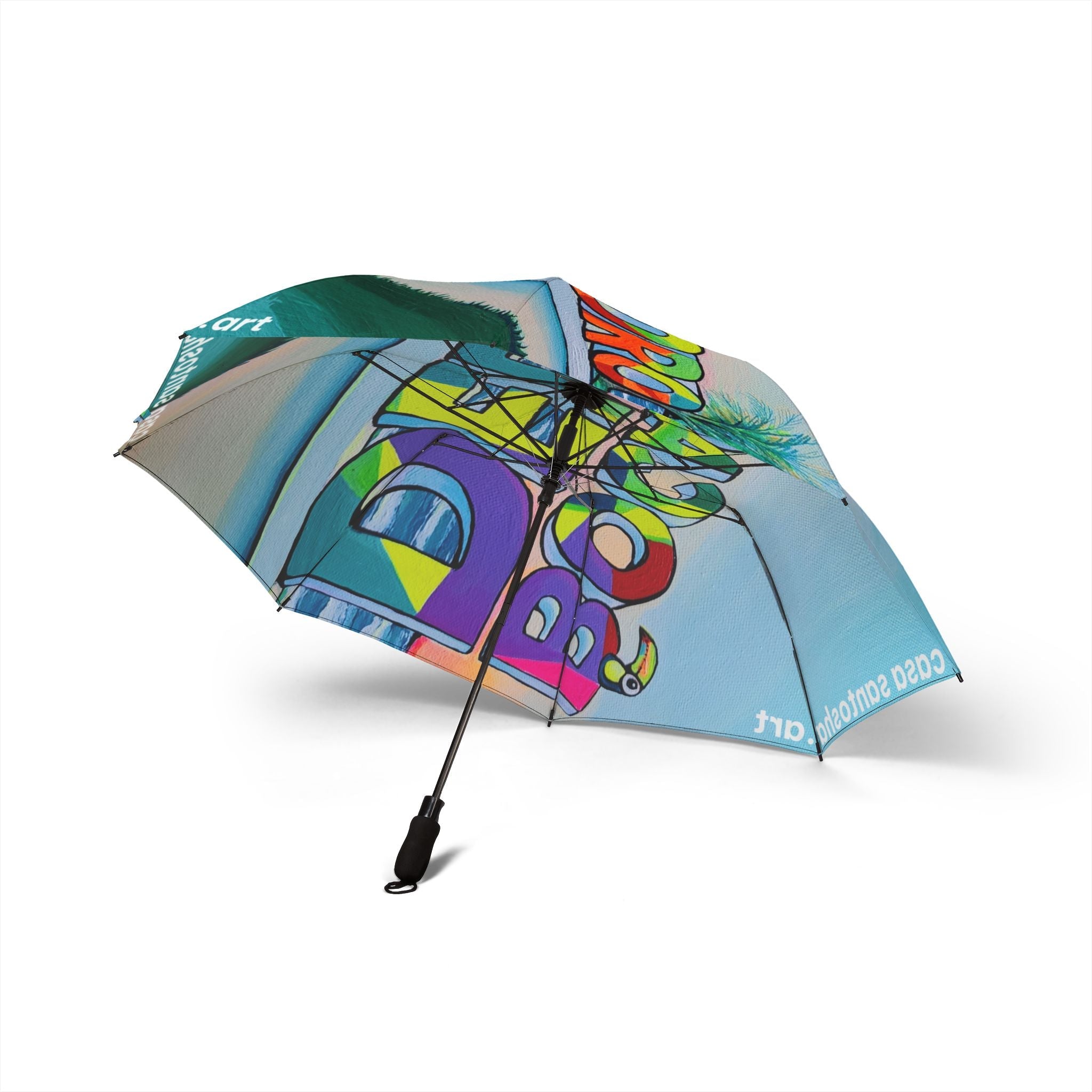 Bocas Del Toro Sign Umbrella - Foldable & Stylish Rain Gear