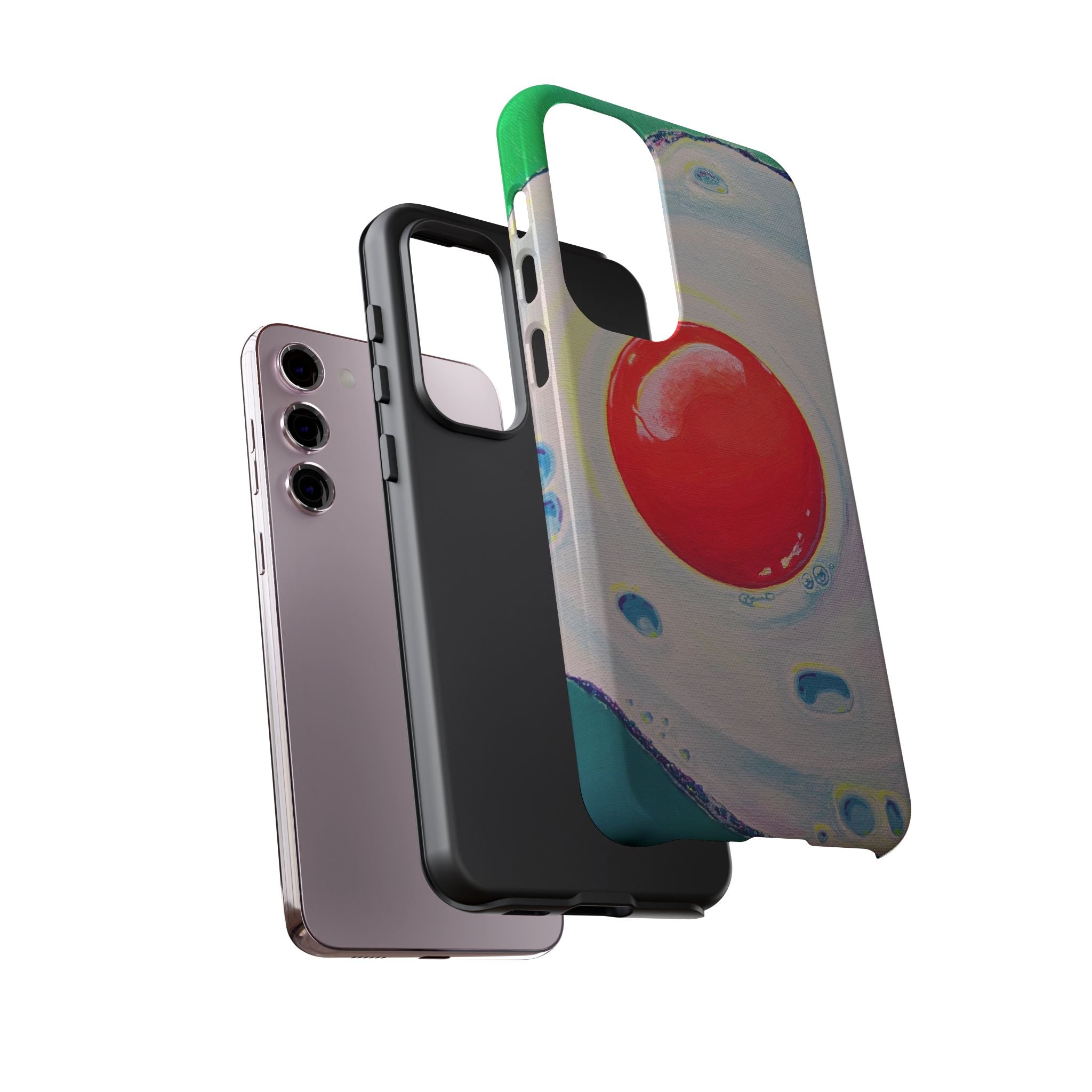 Neon Fried Egg Tough Phone Case
