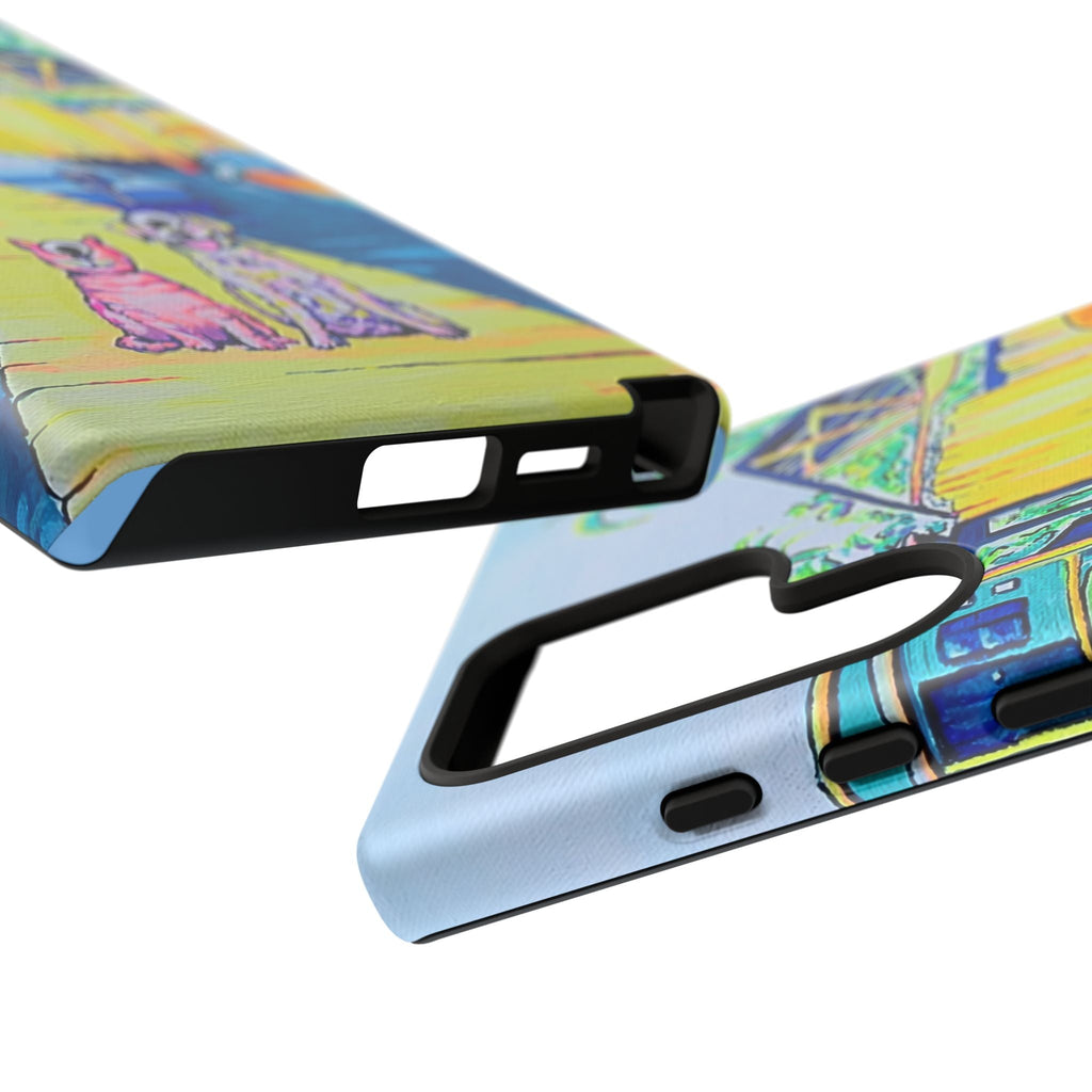 Cyclops Cat and Dog in Bocas Tough Phone Case