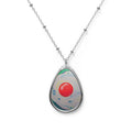 Neon Fried Egg Necklace