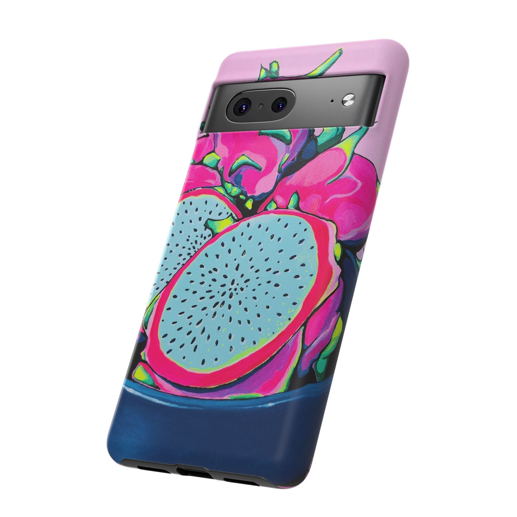 Neon Pink Dragon Fruit Tough Phone Case