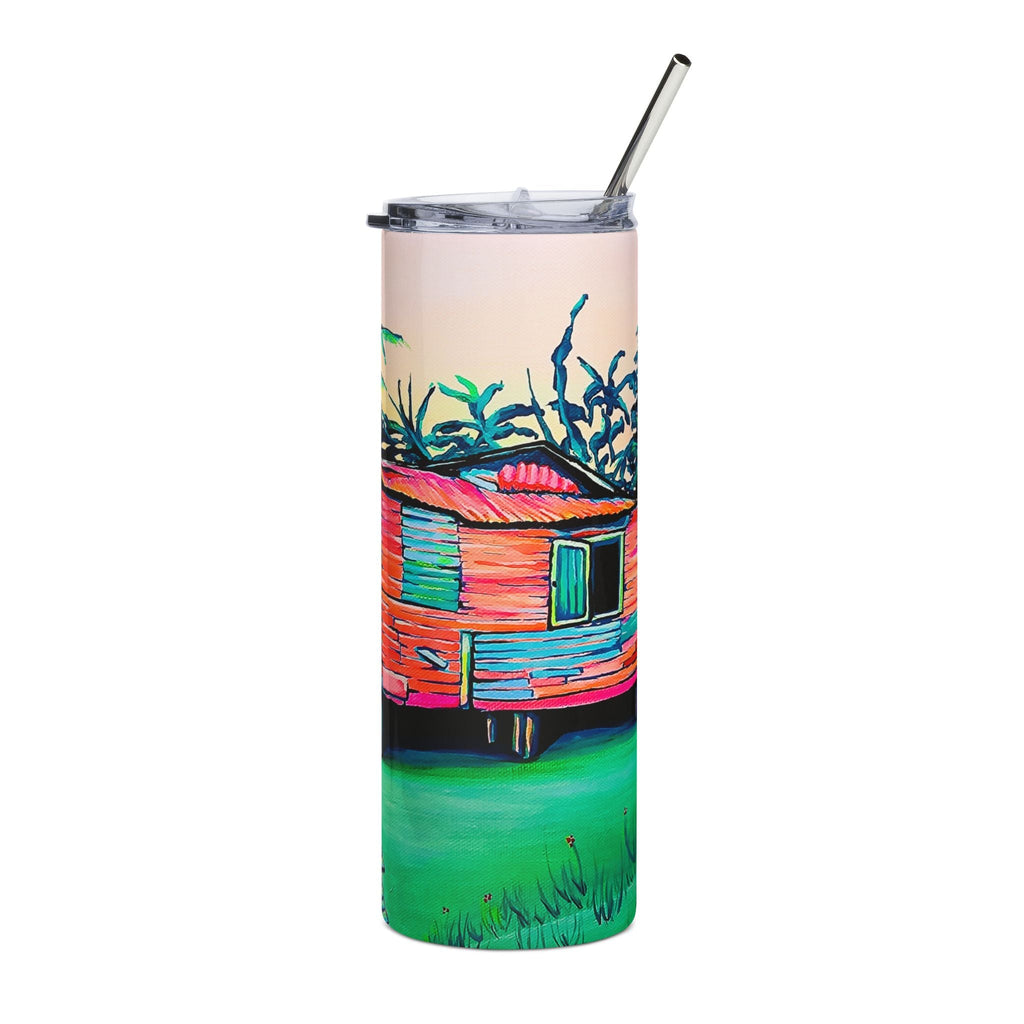 Luis Russell House Bocas Stainless Steel Tumbler, 20oz | Fun Travel Mug, Eco-Friendly
