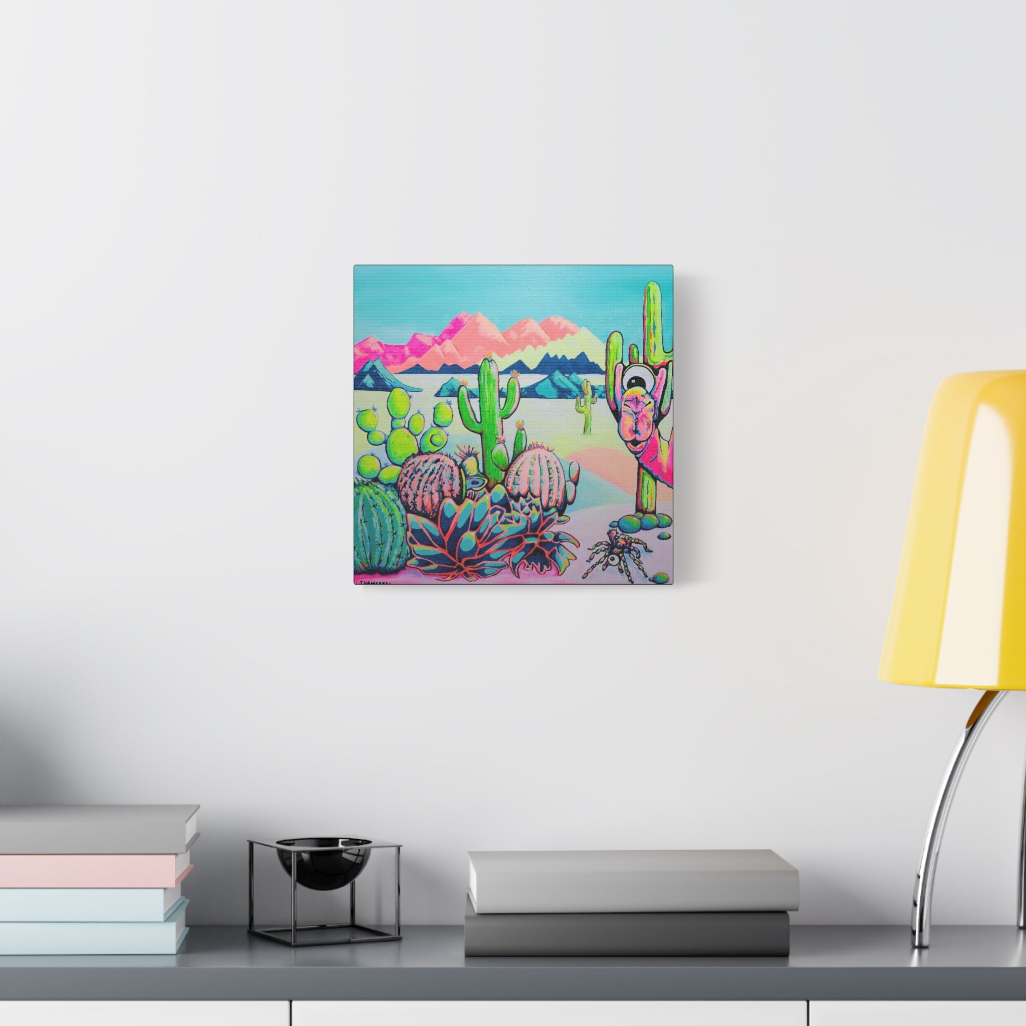 Cyclops Camel Canvas Print, Original Artist Design, Home Decor, Wall Art