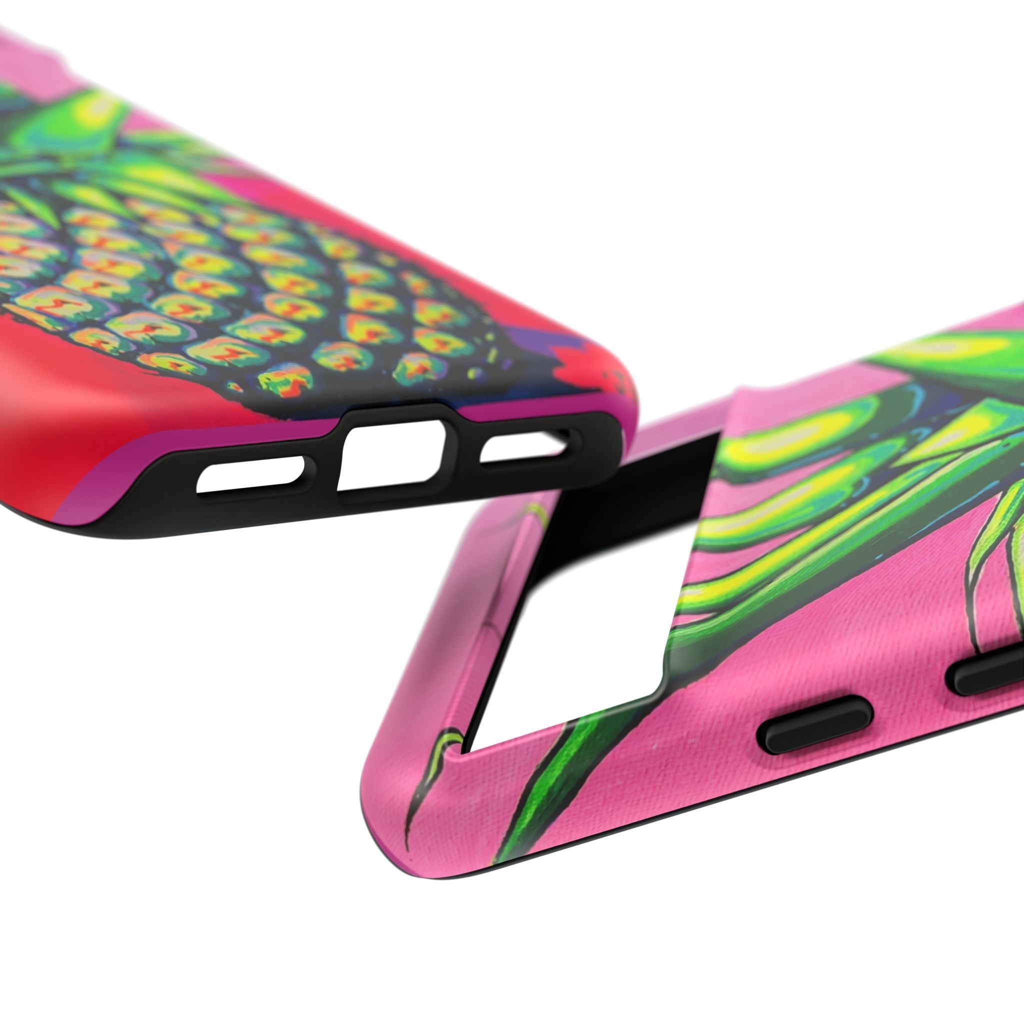 Neon Pineapple Tough Phone Case