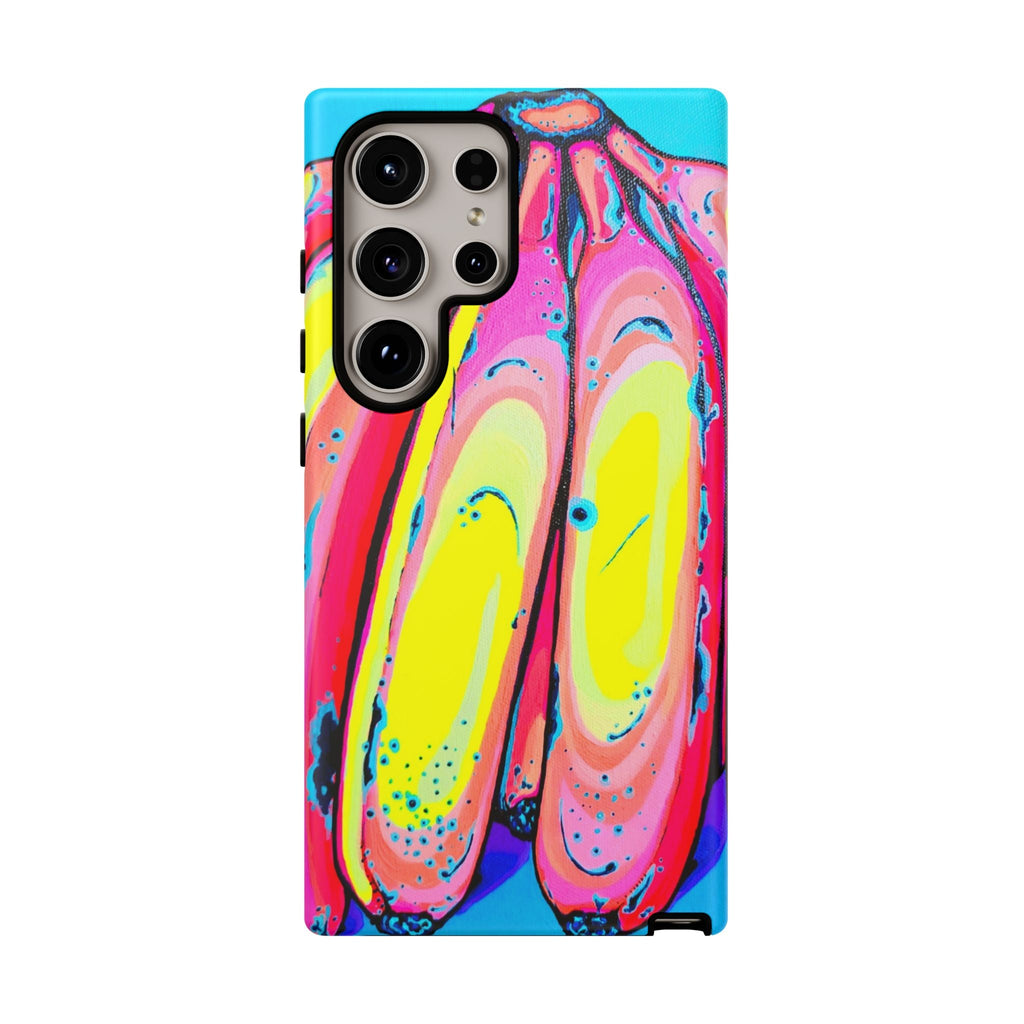 Neon Fat Bananas Tough Phone Case