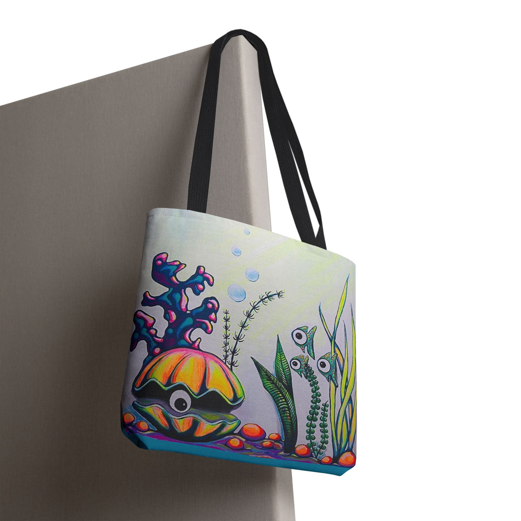 Premium Cyclops Clam Tote Bag, Original Artist Design, Reusable Shopping Tote,  Eco-Friendly