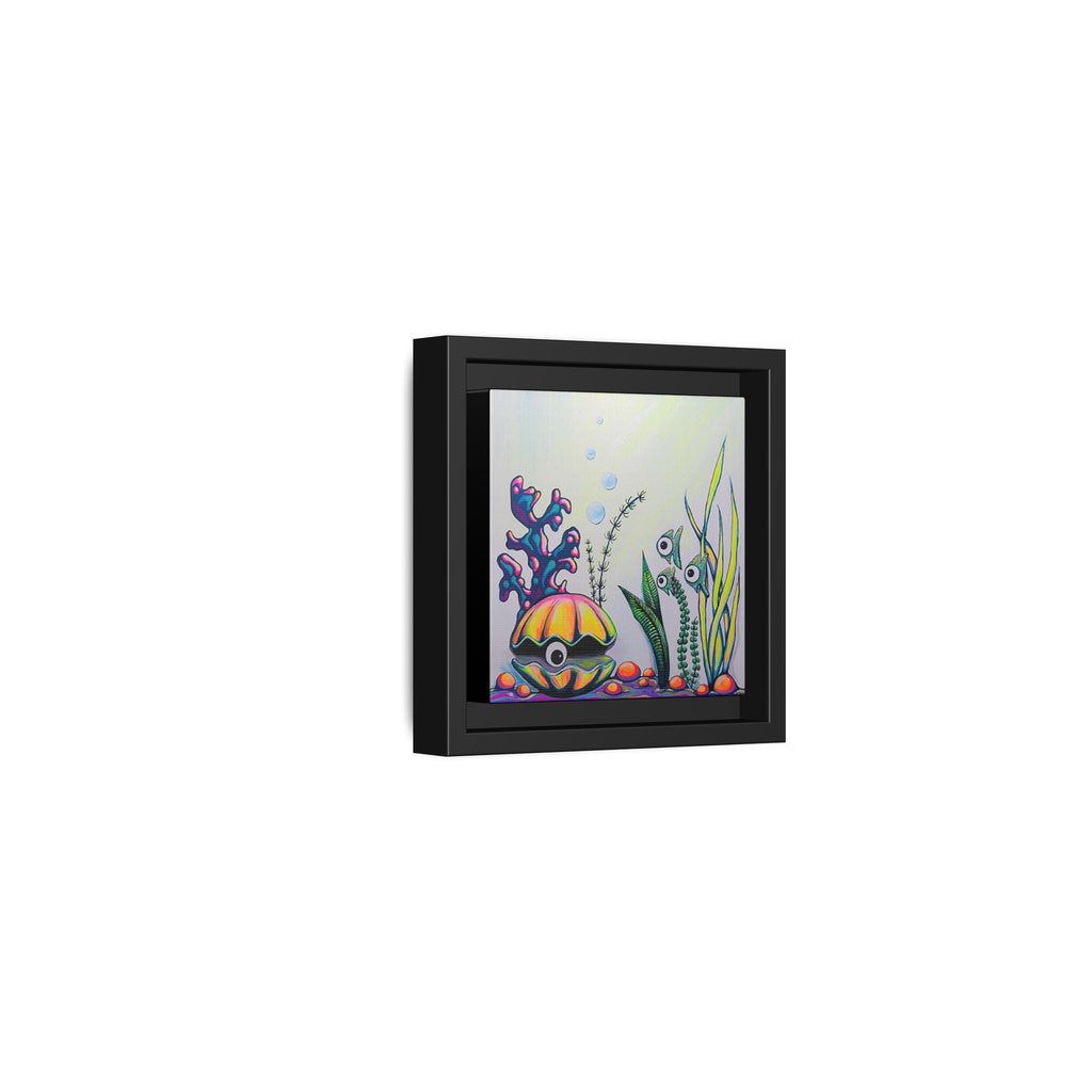 Framed Cyclops Clam Canvas Print