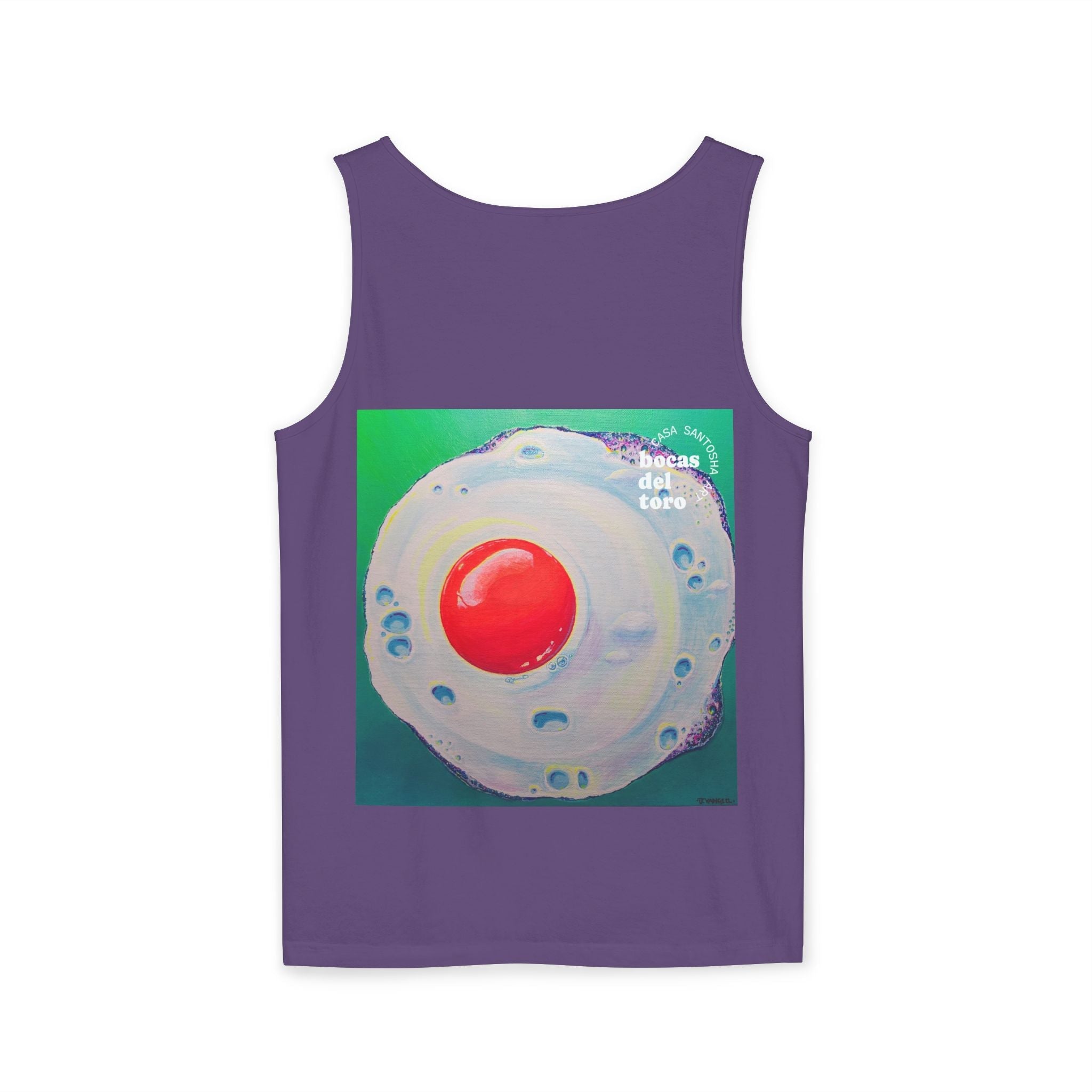 Unisex Neon Fried Egg Tank Top - Perfect for Summer Vibes
