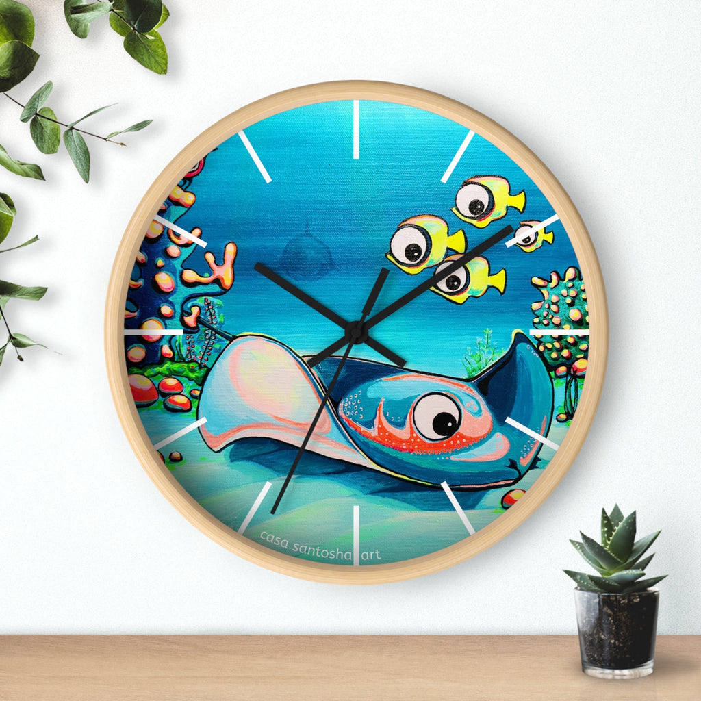 Cyclops Stingray Pop Art Wall Clock