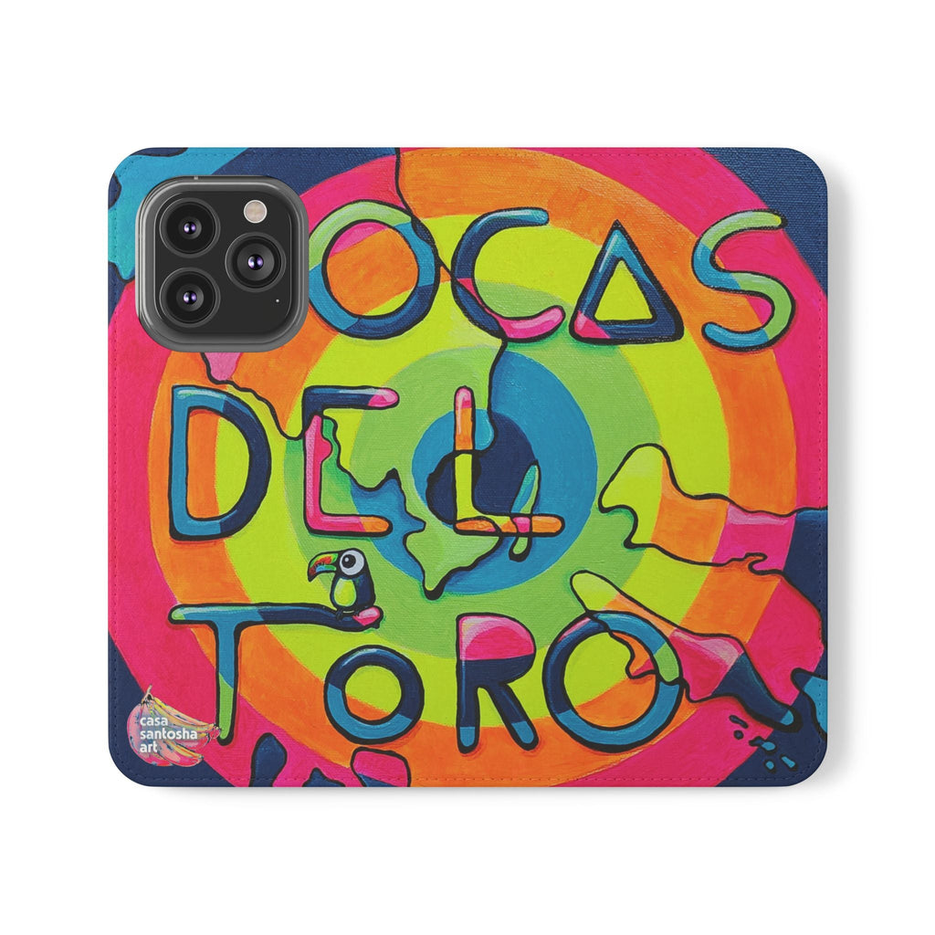 Bocas Del Toro Islands Flip Phone Case – Wallet Cover with Card Slots
