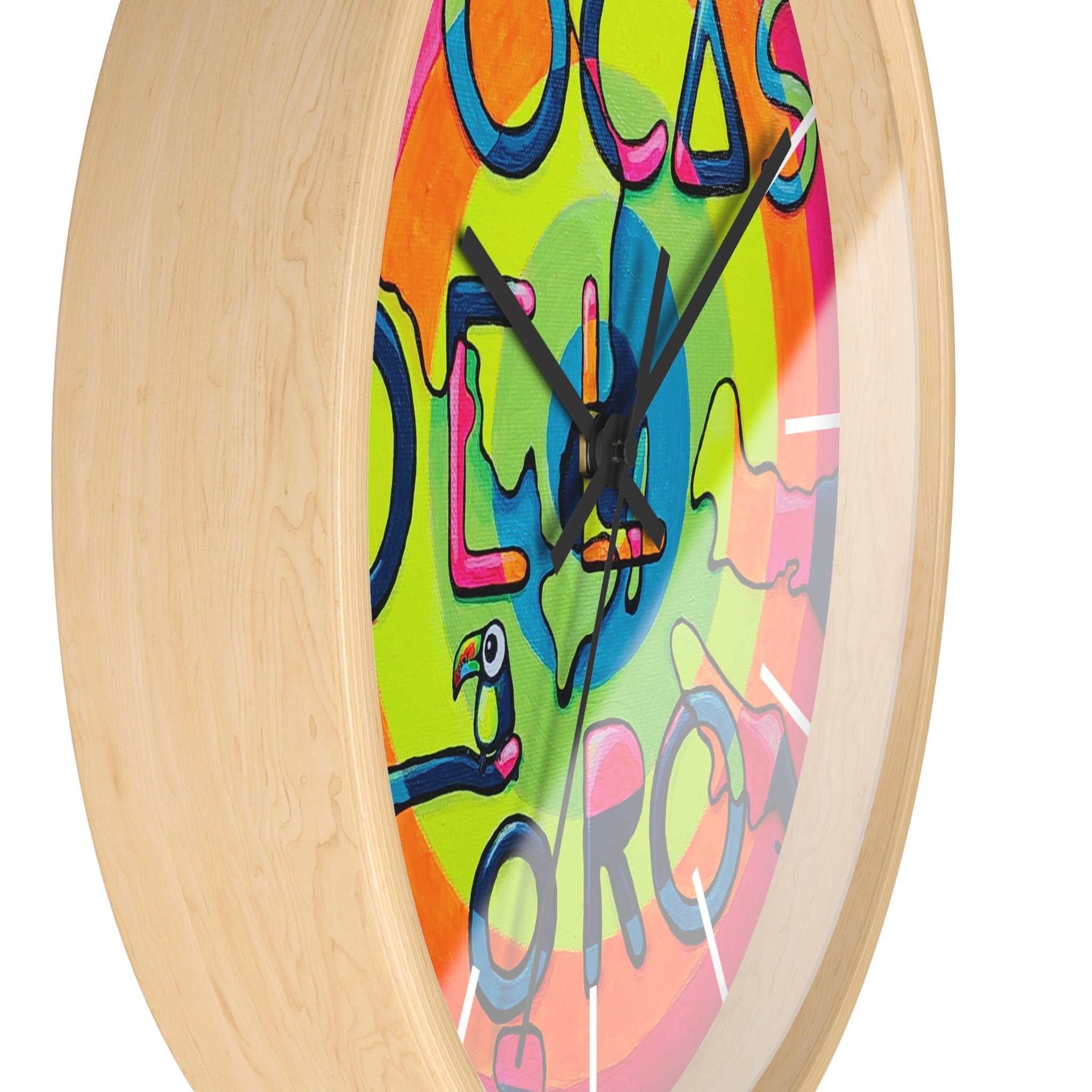 Bocas Del Toro Islands Pop Art Wall Clock