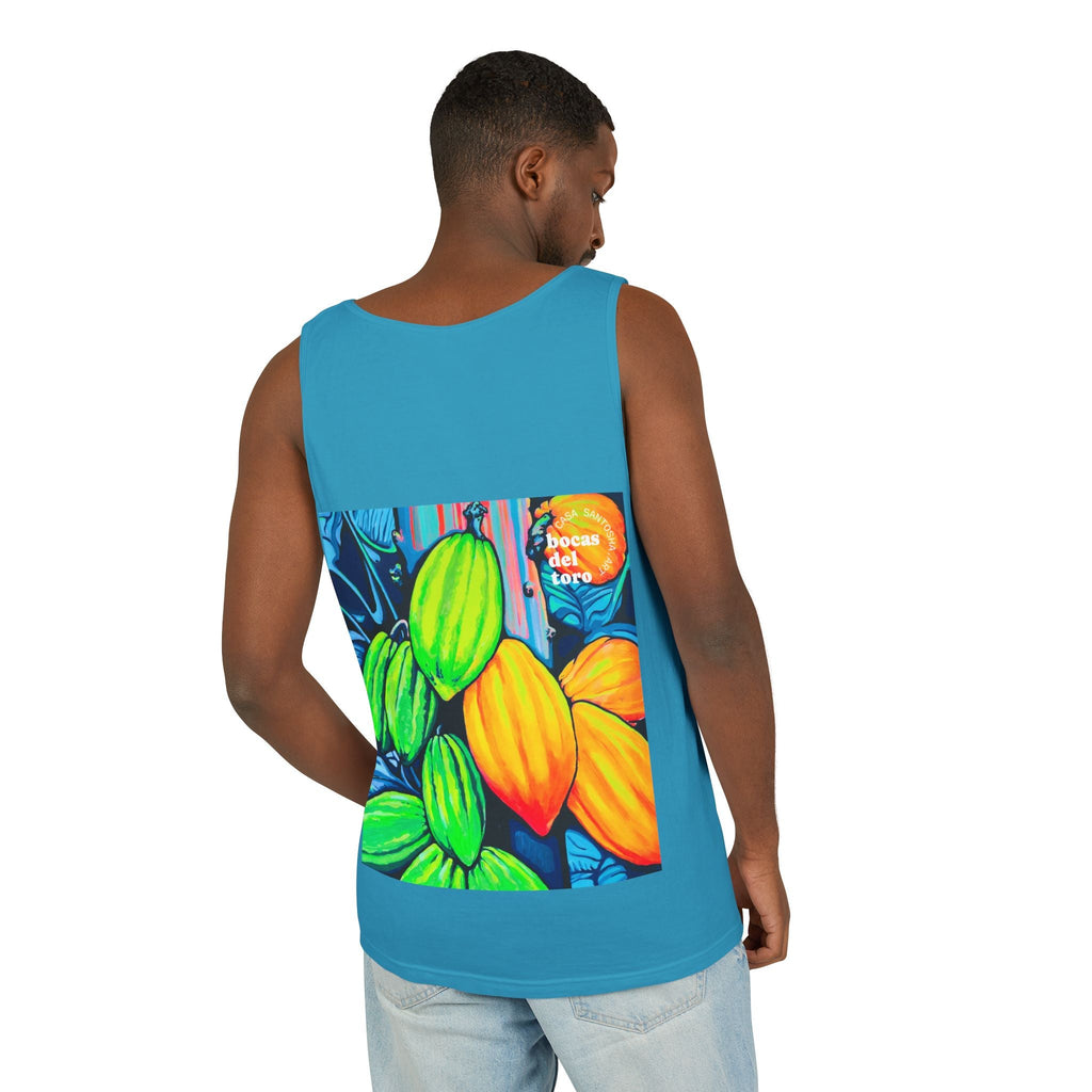 Unisex Neon Cacao Tank Top - Perfect for Summer Vibes