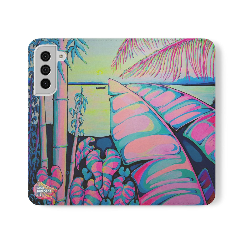 Serenity Bocas Flip Phone Case – Wallet Cover with Card Slots