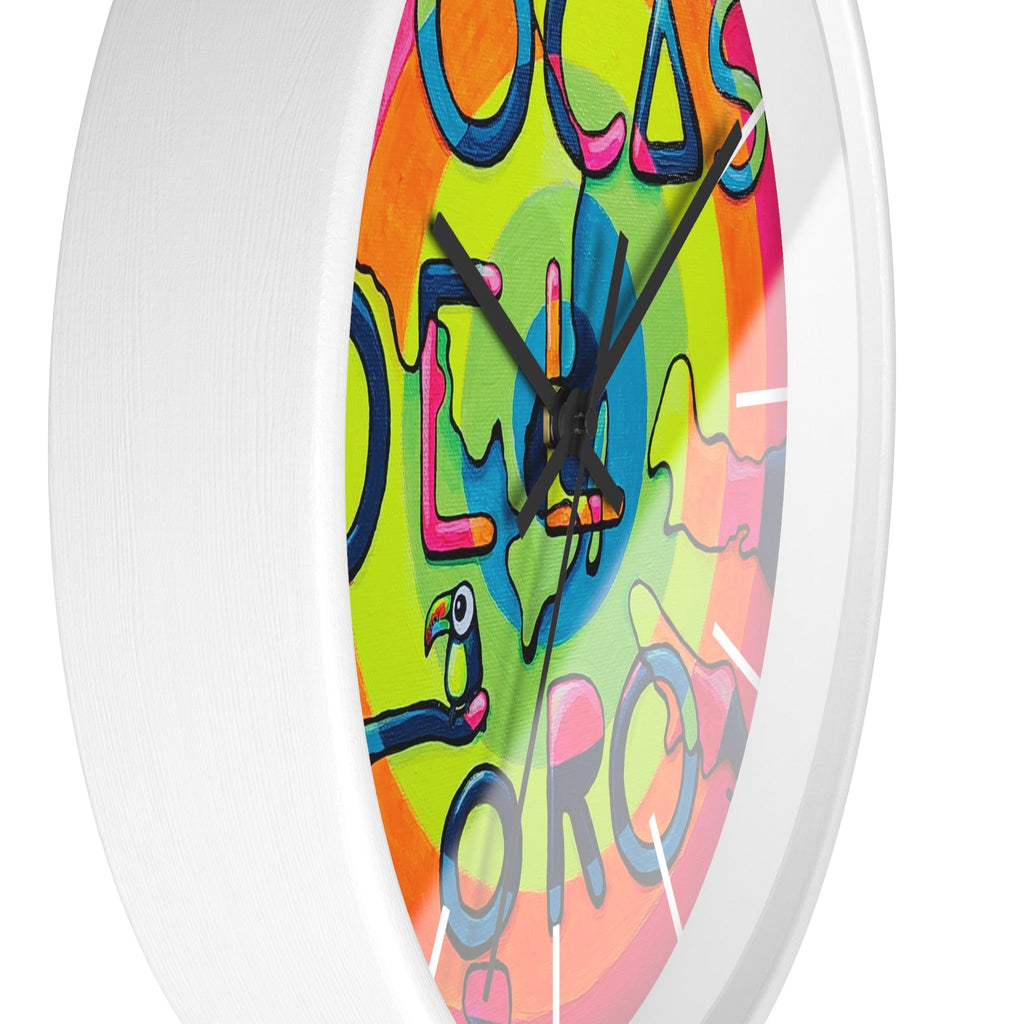 Bocas Del Toro Islands Pop Art Wall Clock