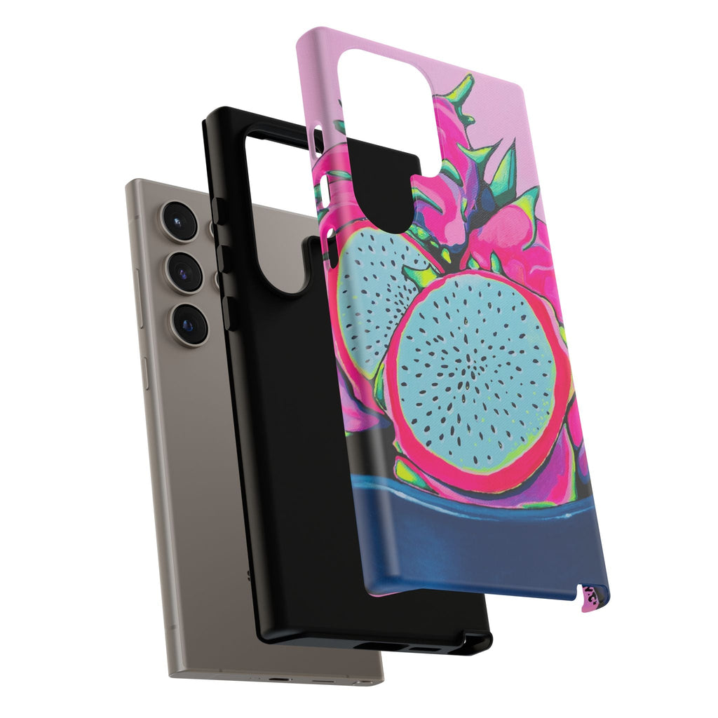 Neon Pink Dragon Fruit Tough Phone Case