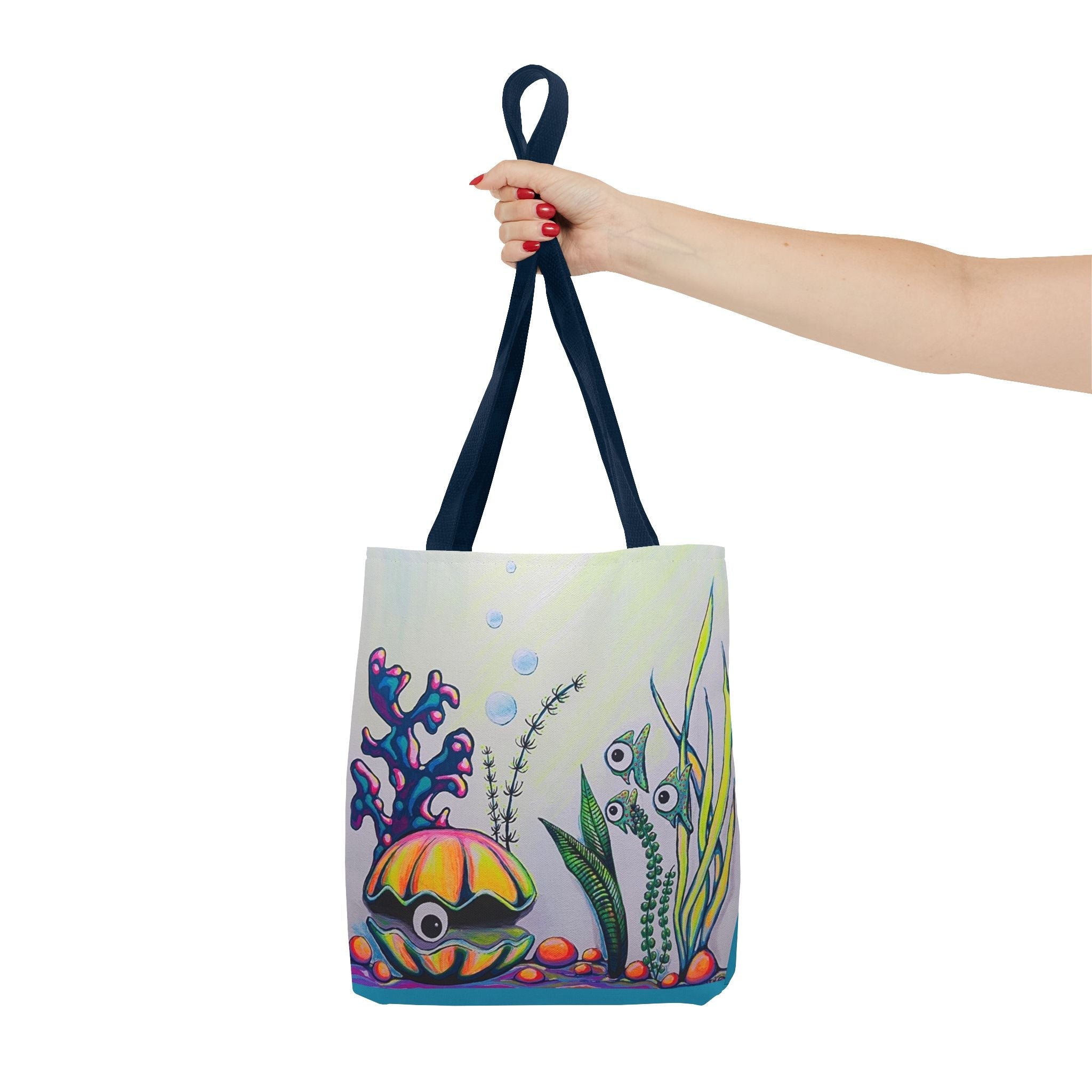 Premium Cyclops Clam Tote Bag, Original Artist Design, Reusable Shopping Tote,  Eco-Friendly