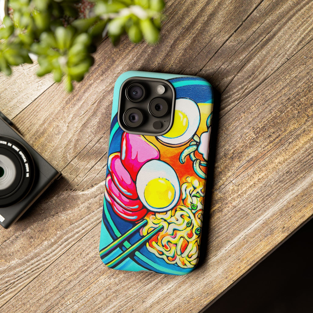 Neon Ramen Tough Phone Case