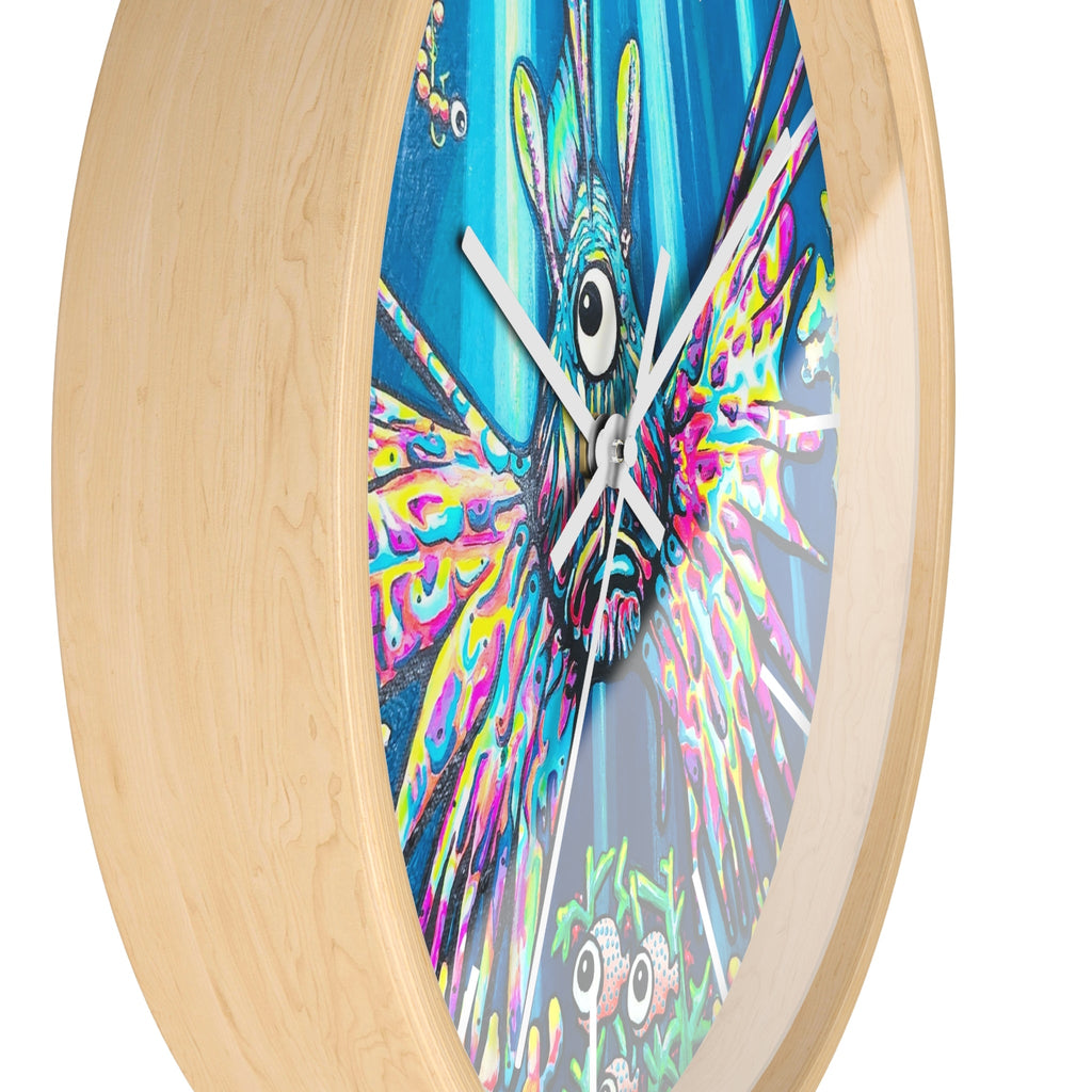 Cyclops Lionfish Pop Art Wall Clock