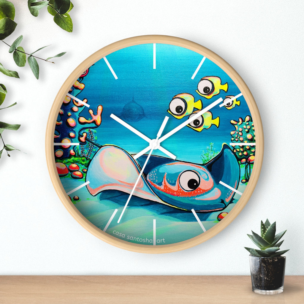 Cyclops Stingray Pop Art Wall Clock