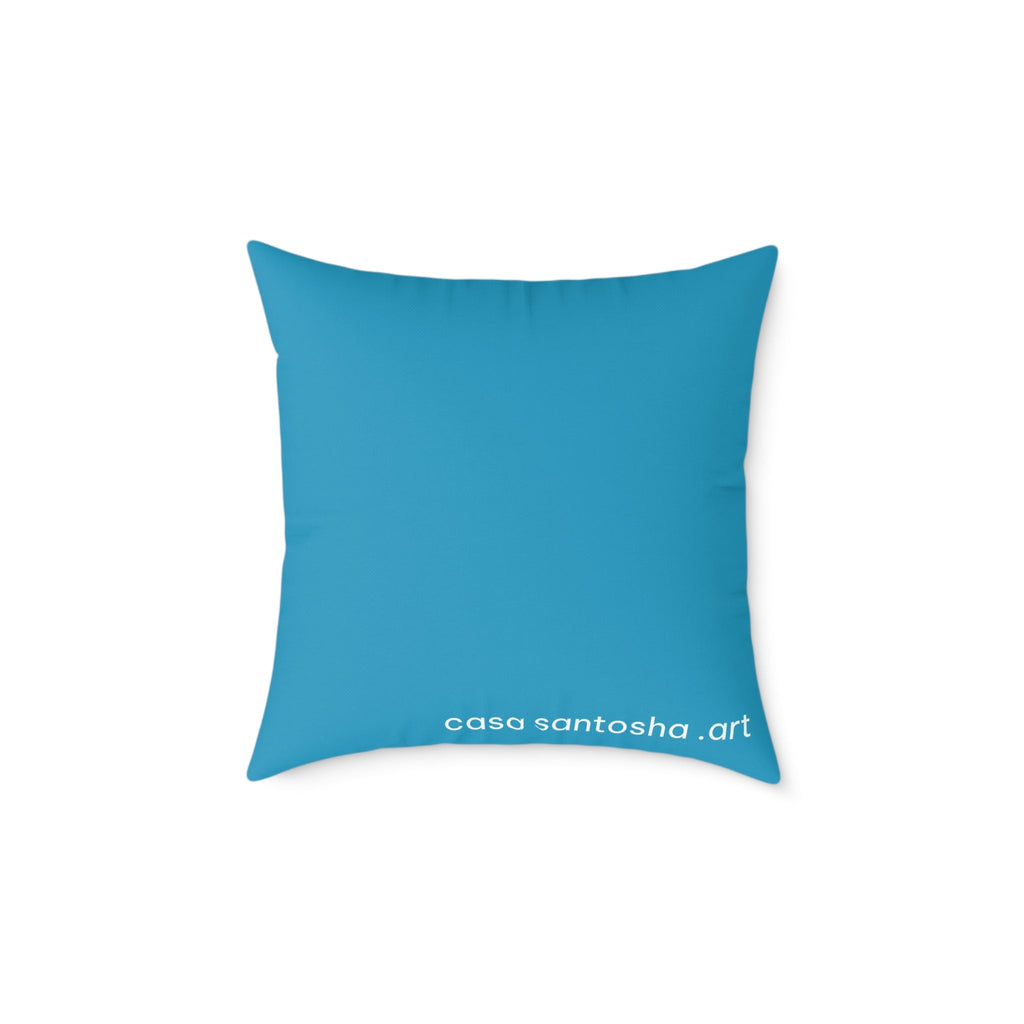Neon Fat Bananas Art Canvas Decorative Pillow