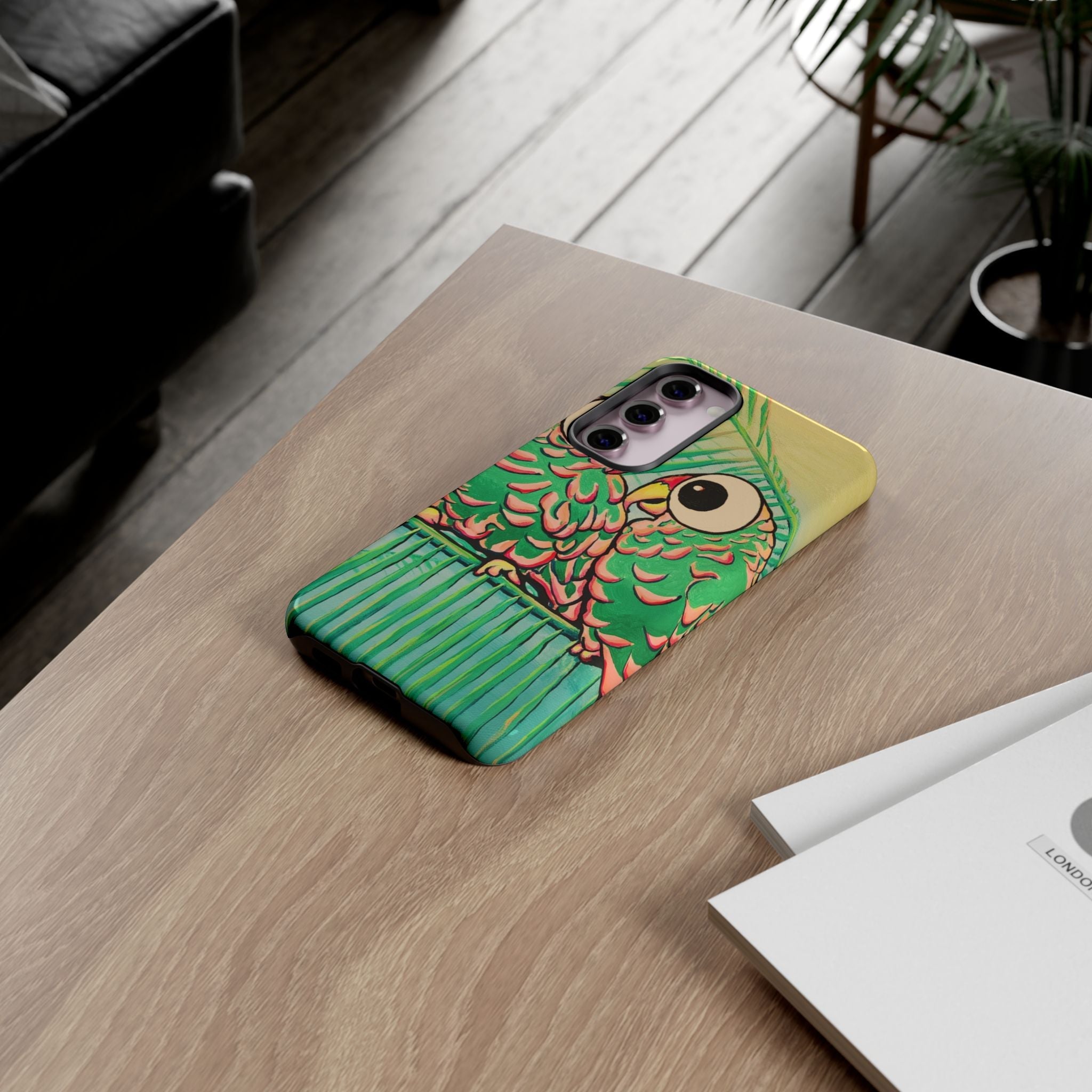Chatty Cyclops Parrots Tough Phone Case