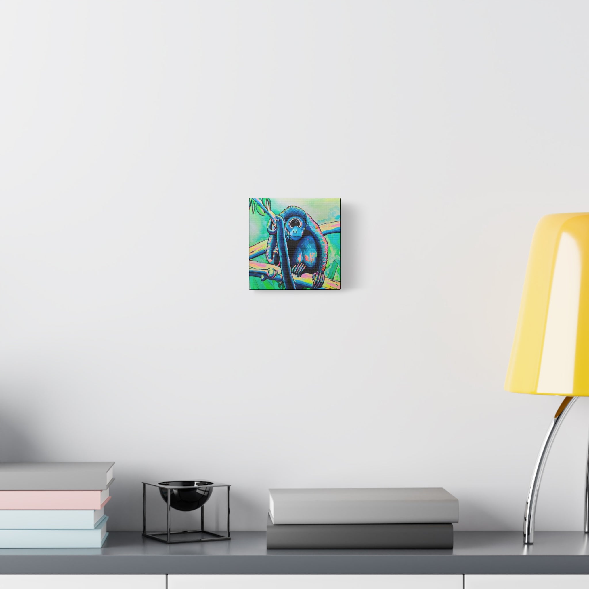 Cyclops Monkey Canvas Print, Original Artist Design, Home Decor, Wall Art