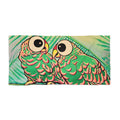 Chatty Cyclops Parrots Beach Towel for Summer Fun and Vacation Essentials
