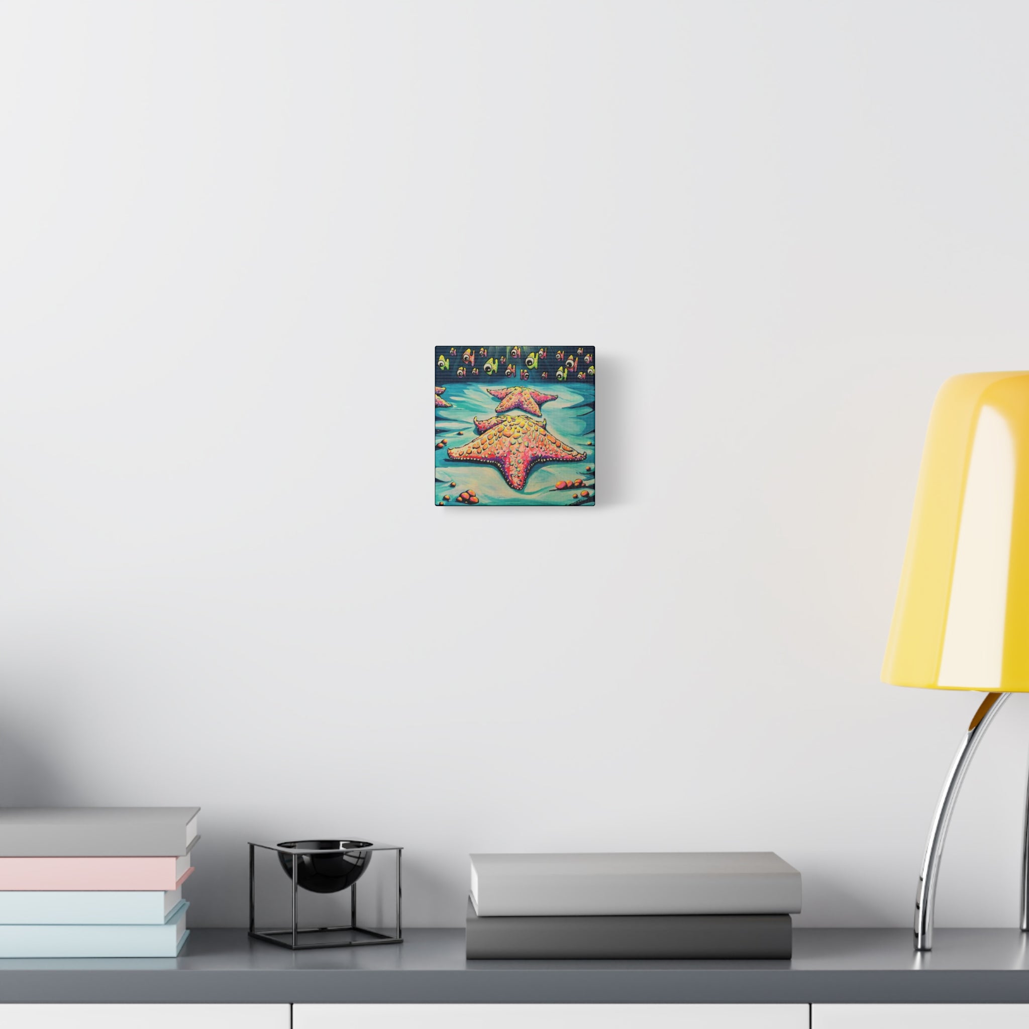 Cyclops Starfish Canvas Print, Original Artist Design, Home Decor, Wall Art