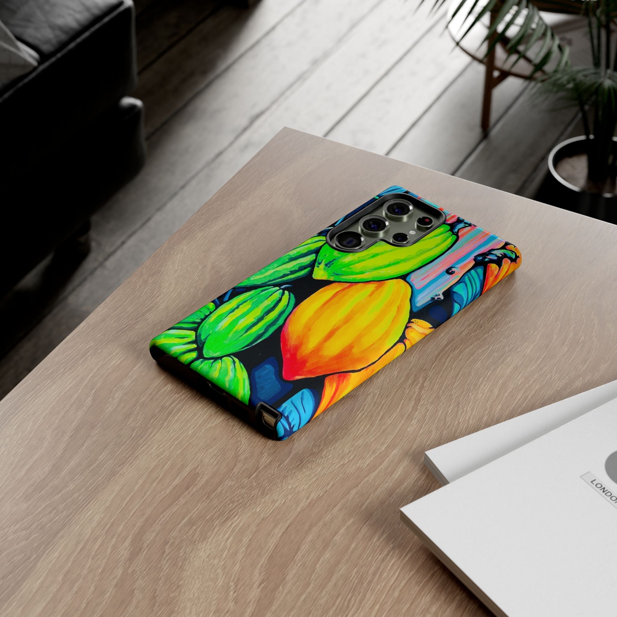 Neon Cacao Tough Phone Case