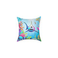 Cyclops Shark Art Canvas Decorative Pillow