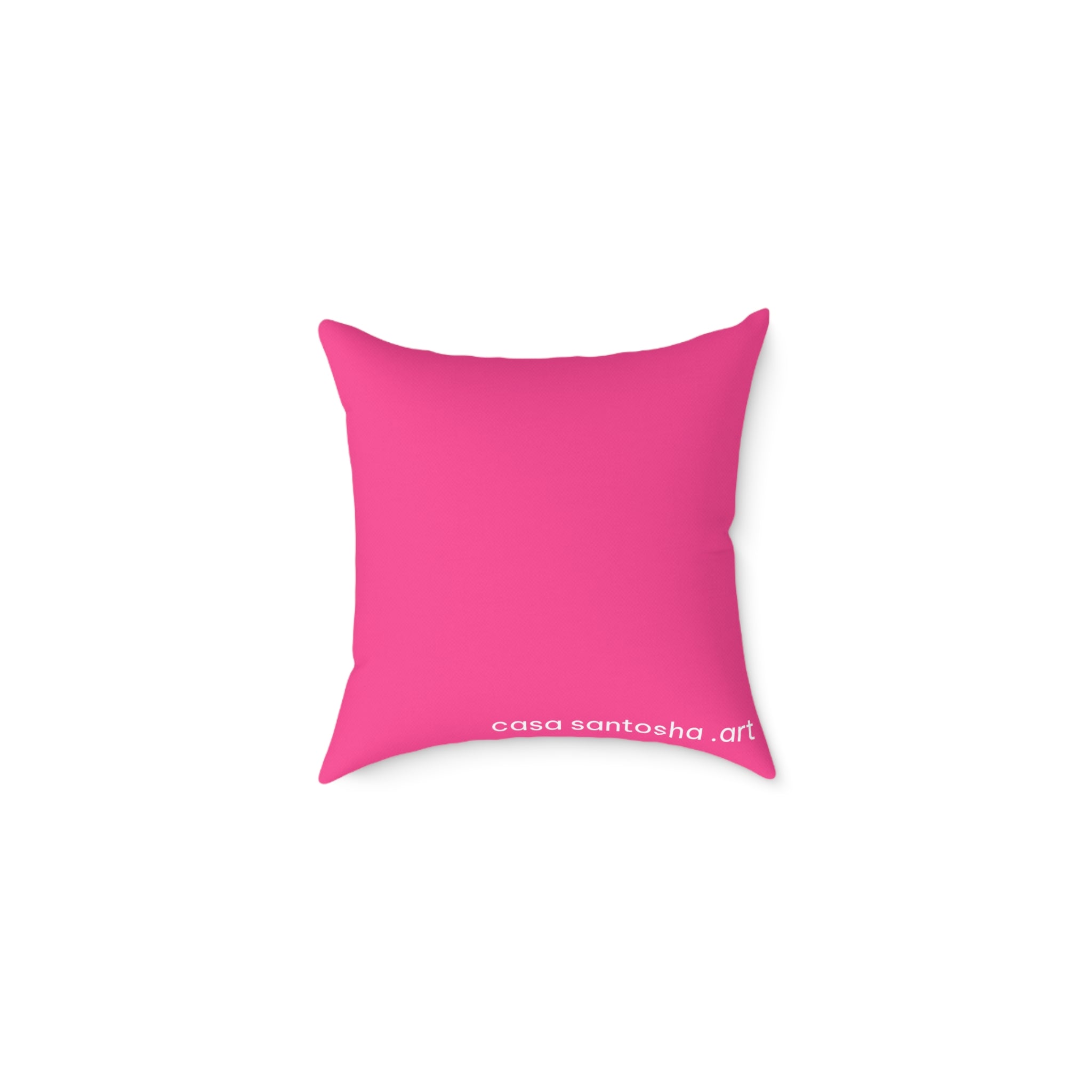 Cyclops Flamingo Family Art Canvas Decorative Pillow